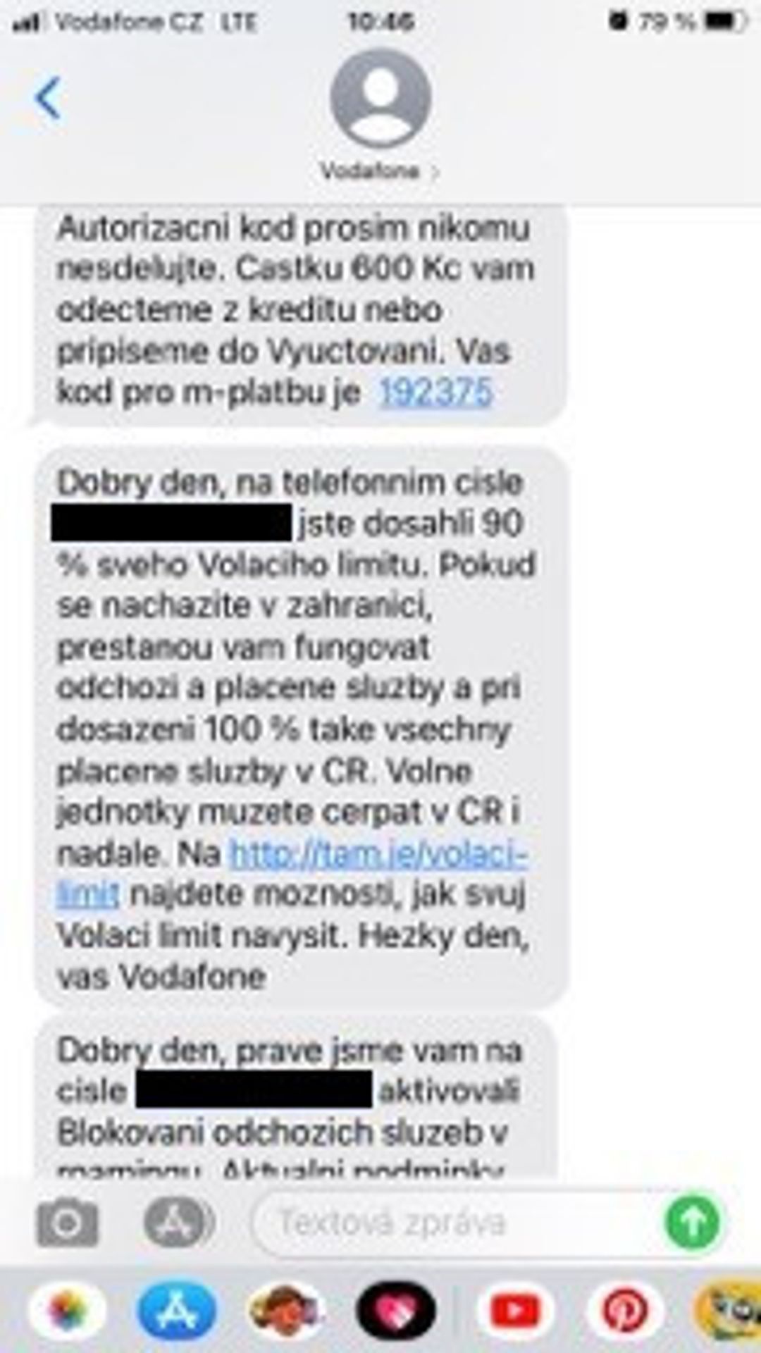 Nevyžádané mobilní služby - 3 - GALERIE: Ženě naúčtovali služby, které si neobjednala (6/8)