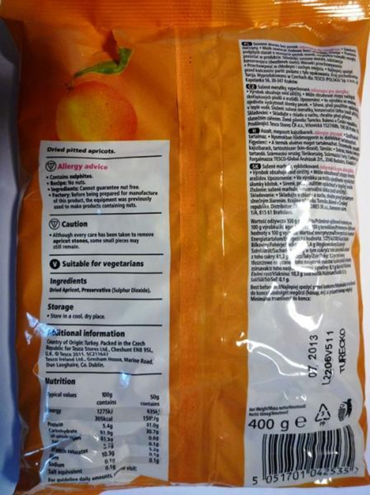 Tesco (Rychnov): sušené meruňky - 3 - GALERIE: Nebezpečné sušené meruňky a jahodový džem (6/6)