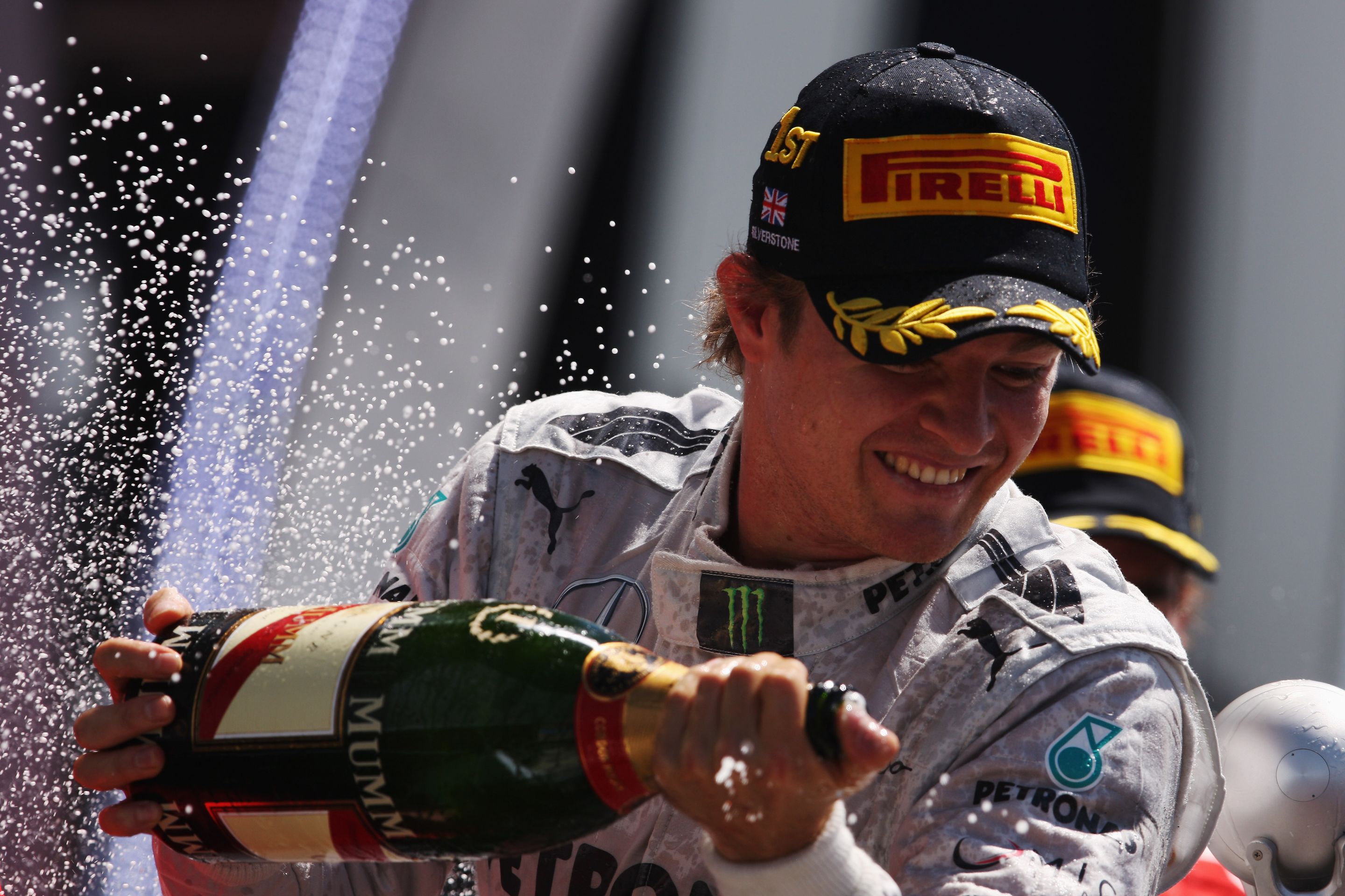 Nico Rosberg slaví vítězství v britské Grand Prix - 5 - GALERIE: Nico Rosberg slaví vítězství v Silverstonu (2/5)