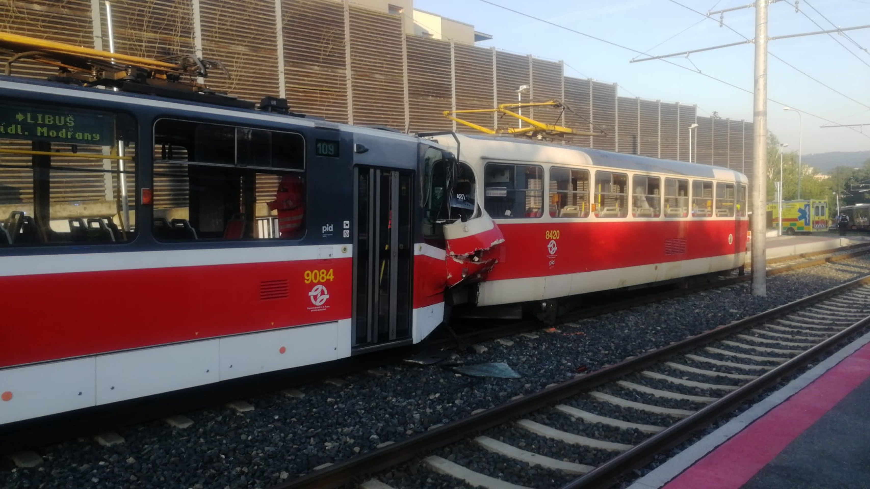 Srážka tramvají v Praze (24. 8. 2023) - Srážka tramvají v Praze (24. 8. 2023) (12/12)