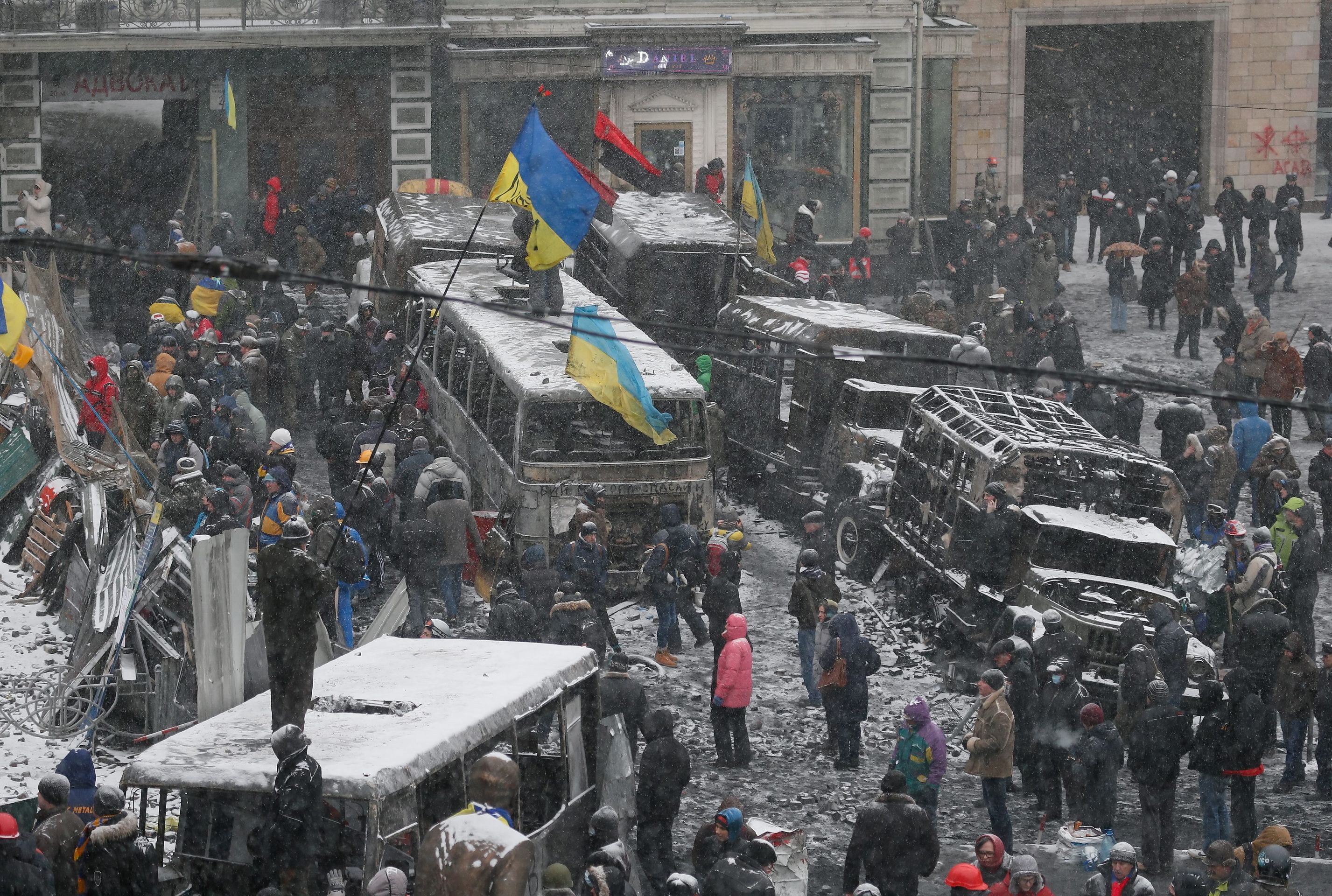 Demonstrace v Kyjevě - 19 - GALERIE: Demonstrace v Kyjevě (3/33)