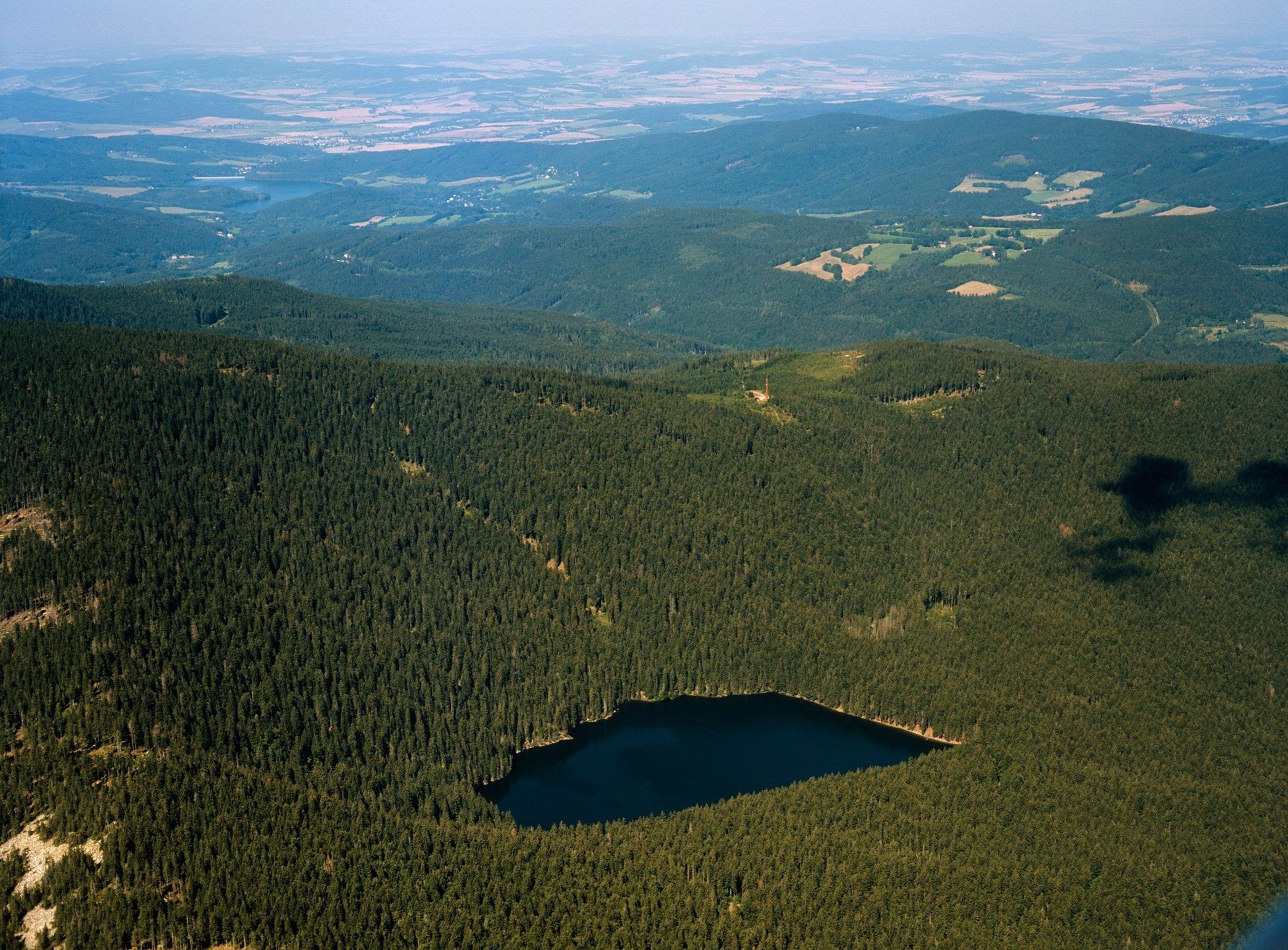 Černé jezero - Zajímavá místa v České republice (15/20)