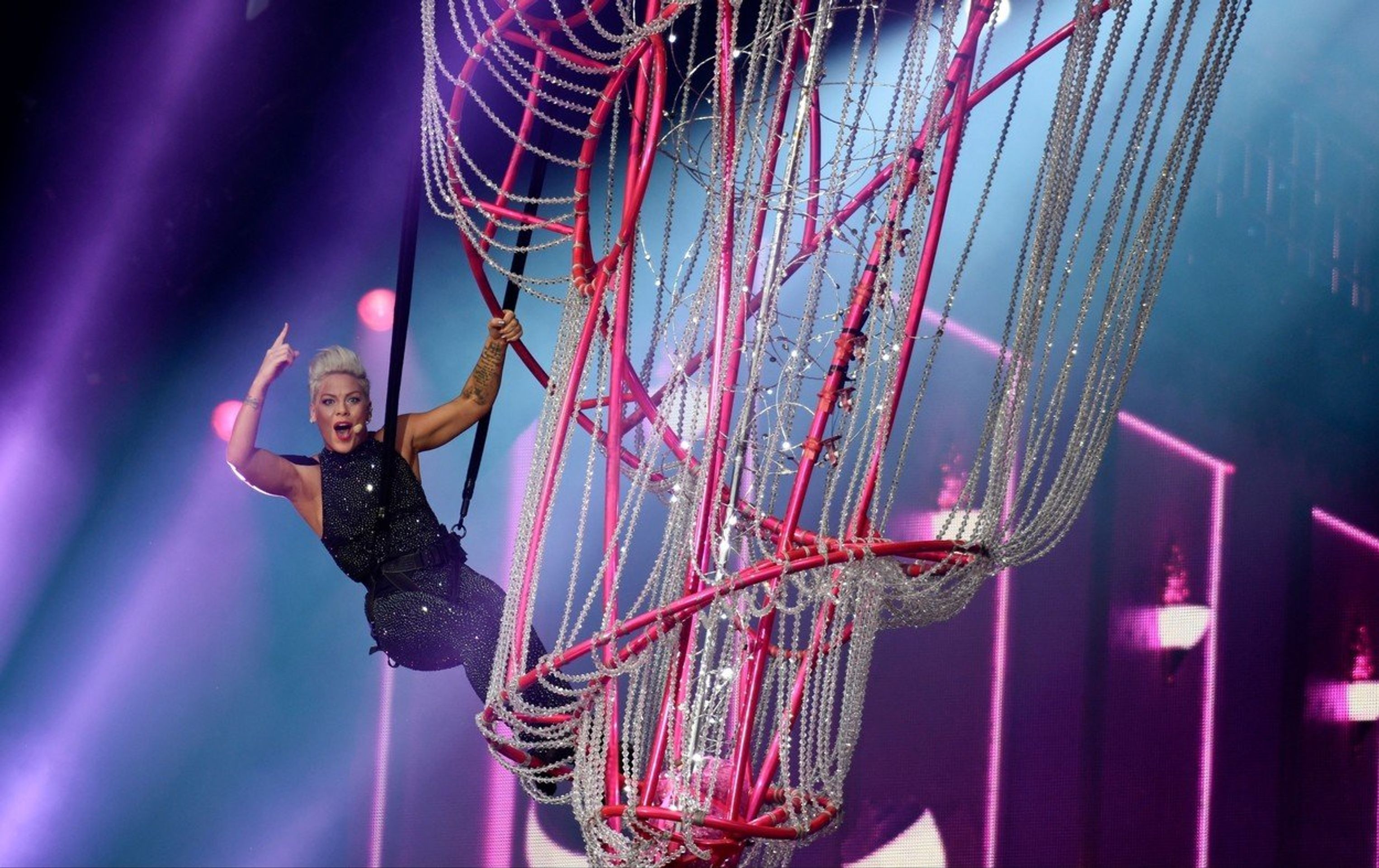 Porod na koncertě Pink - GALERIE: Fanynka porodila na koncertě Pink (4/4)