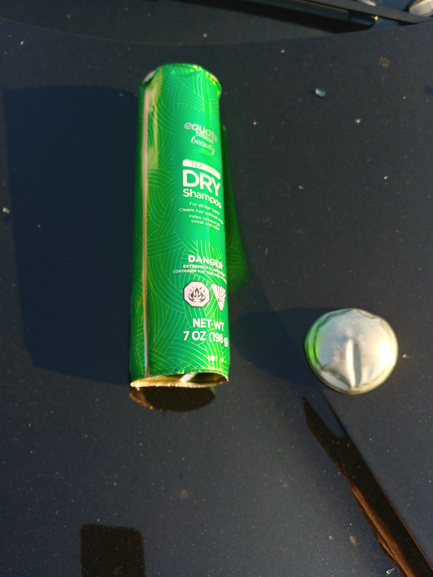 Vybuchlý sprej napáchal v autě spoušť - 7 - Fotogalerie: Tohle může v autě napáchat šampon ve spreji (5/5)