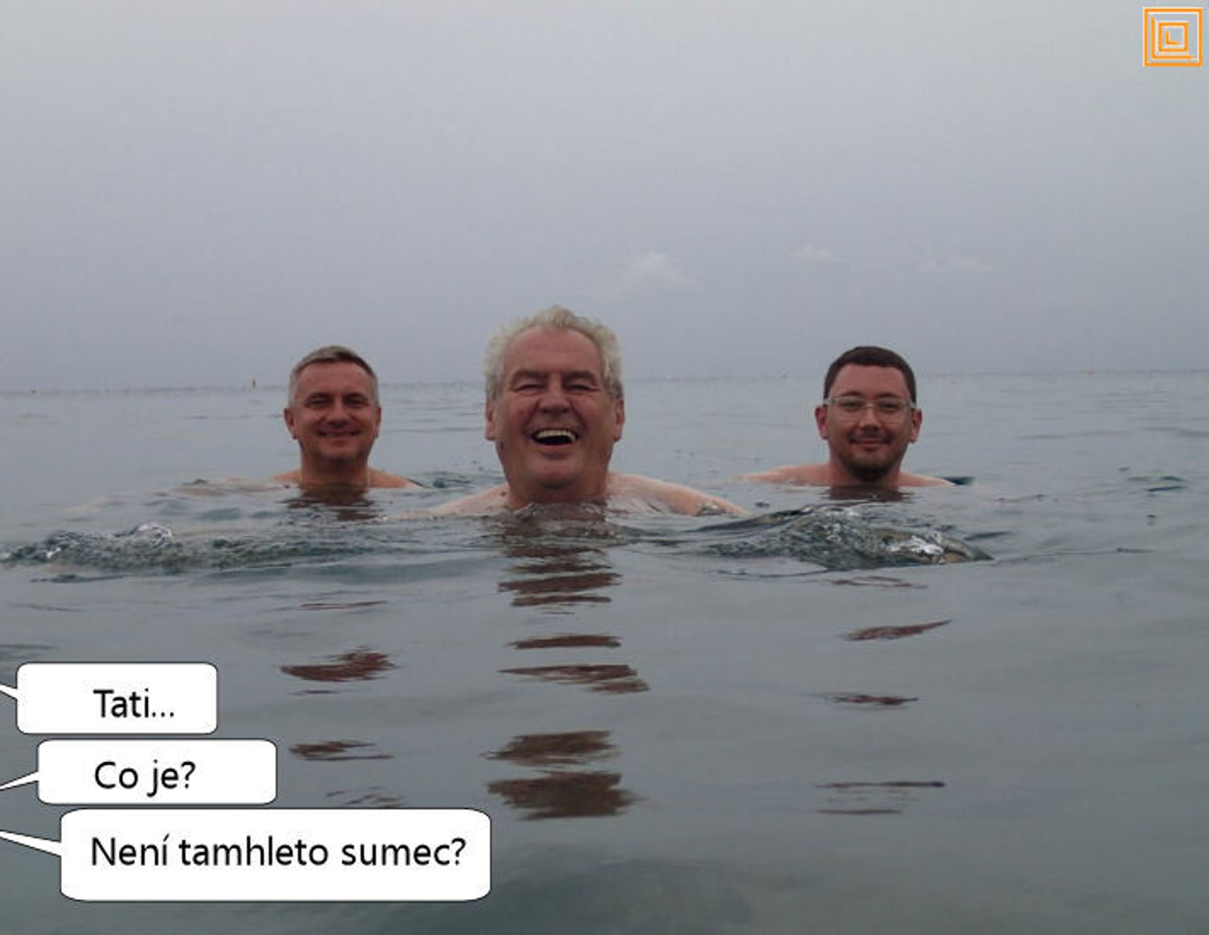 Zemanovy karikatury - 5 - GALERIE: Miloš Zeman a moře... a lidová tvořivost (19/24)
