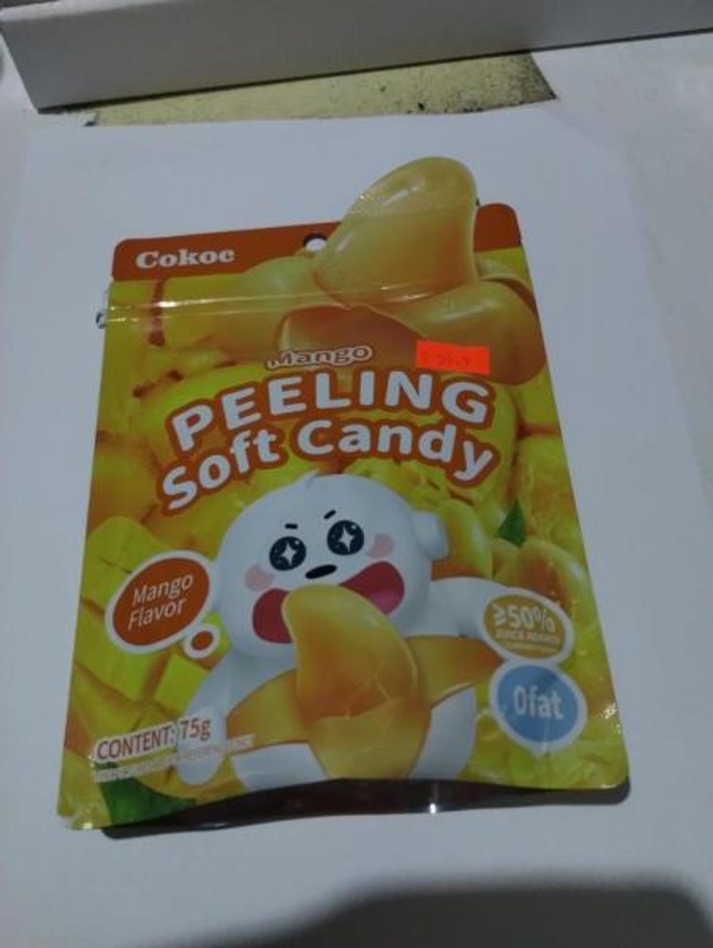 Mango PEELING Soft Candy - Peelable Gummies MIXED FRUIT SODA FLAVOR a Mango PEELING Soft Candy (4/6)