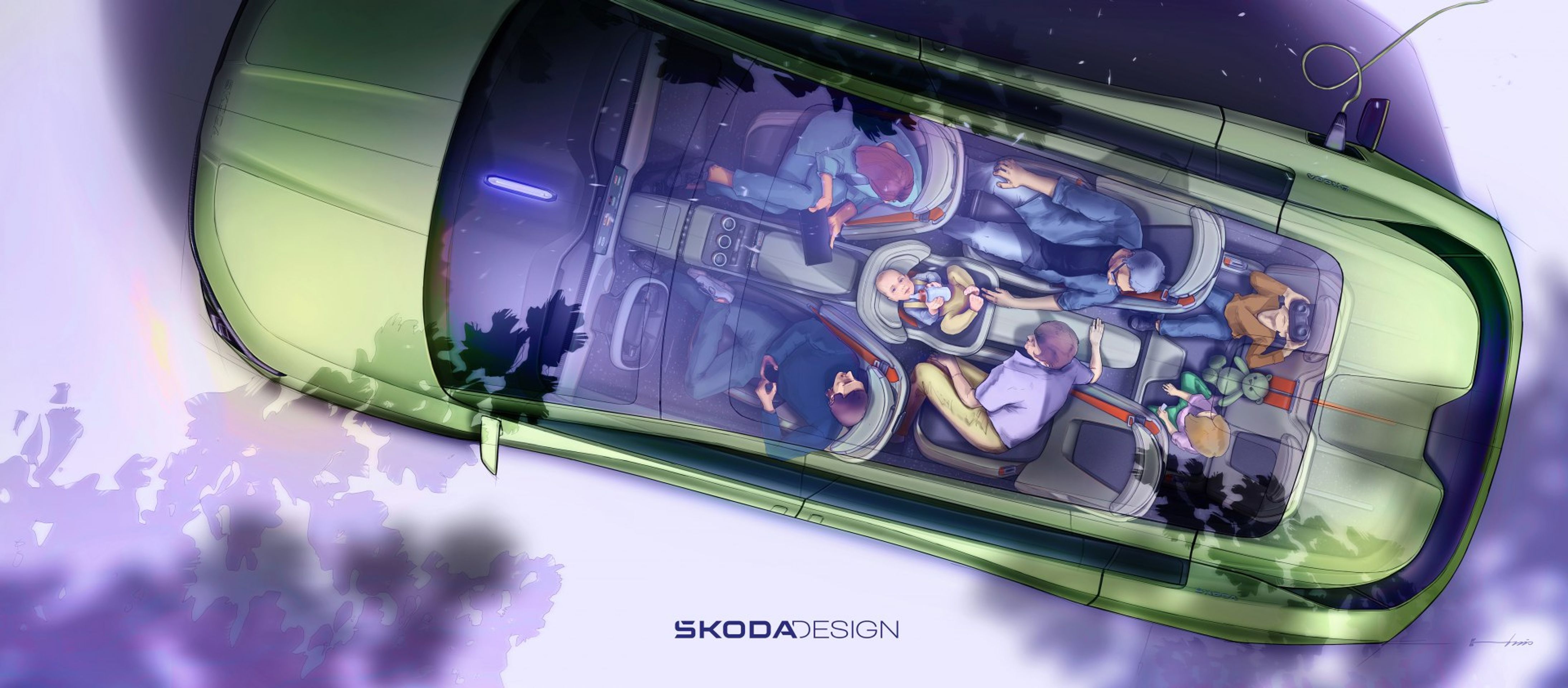 Studie Škoda Vision 7S - Nová Škoda Vision 7S do detailů (8/20)