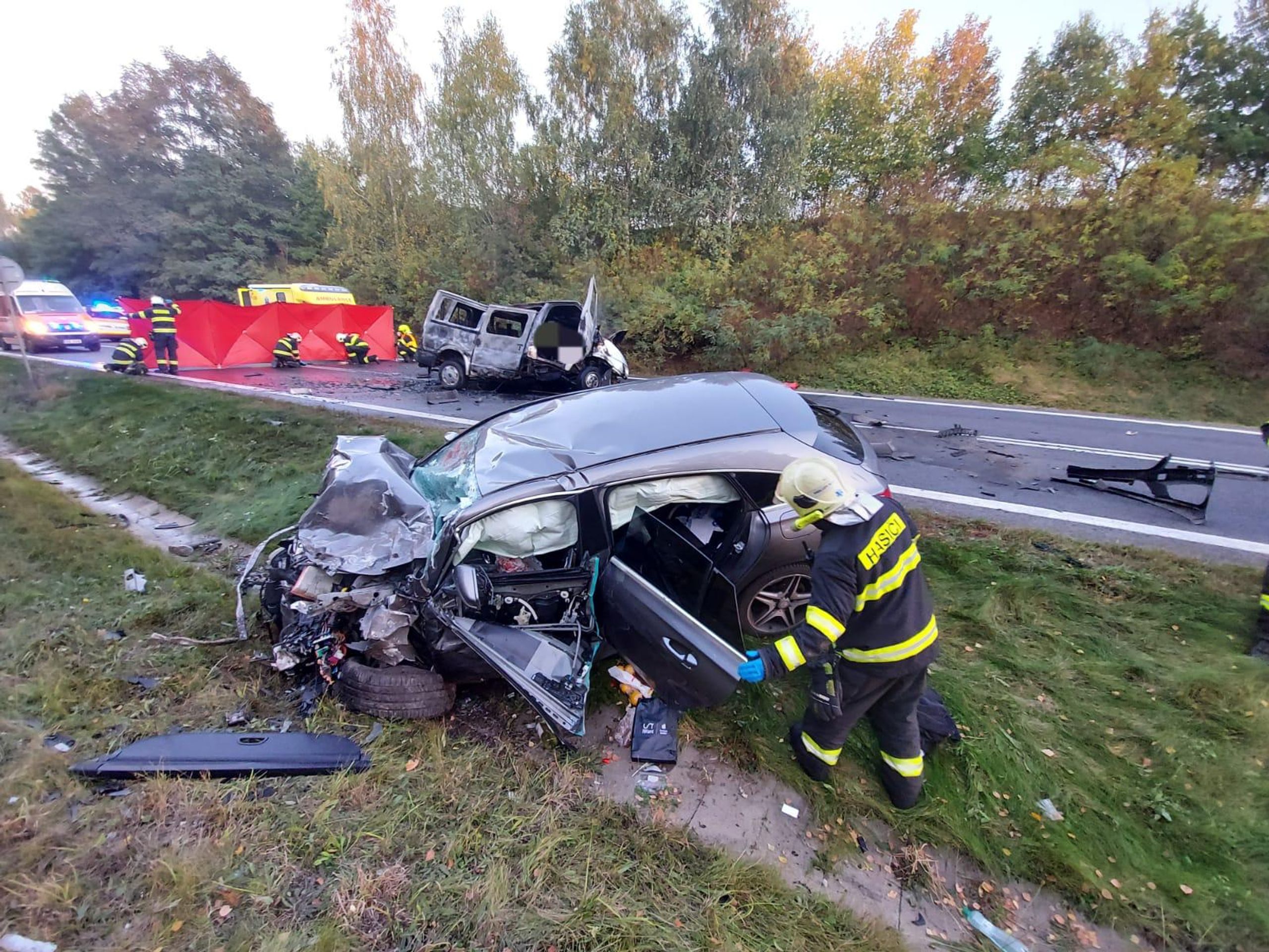 Tragická dopravní nehoda na Kladensku - Tragická dopravní nehoda na Kladensku (4/4)