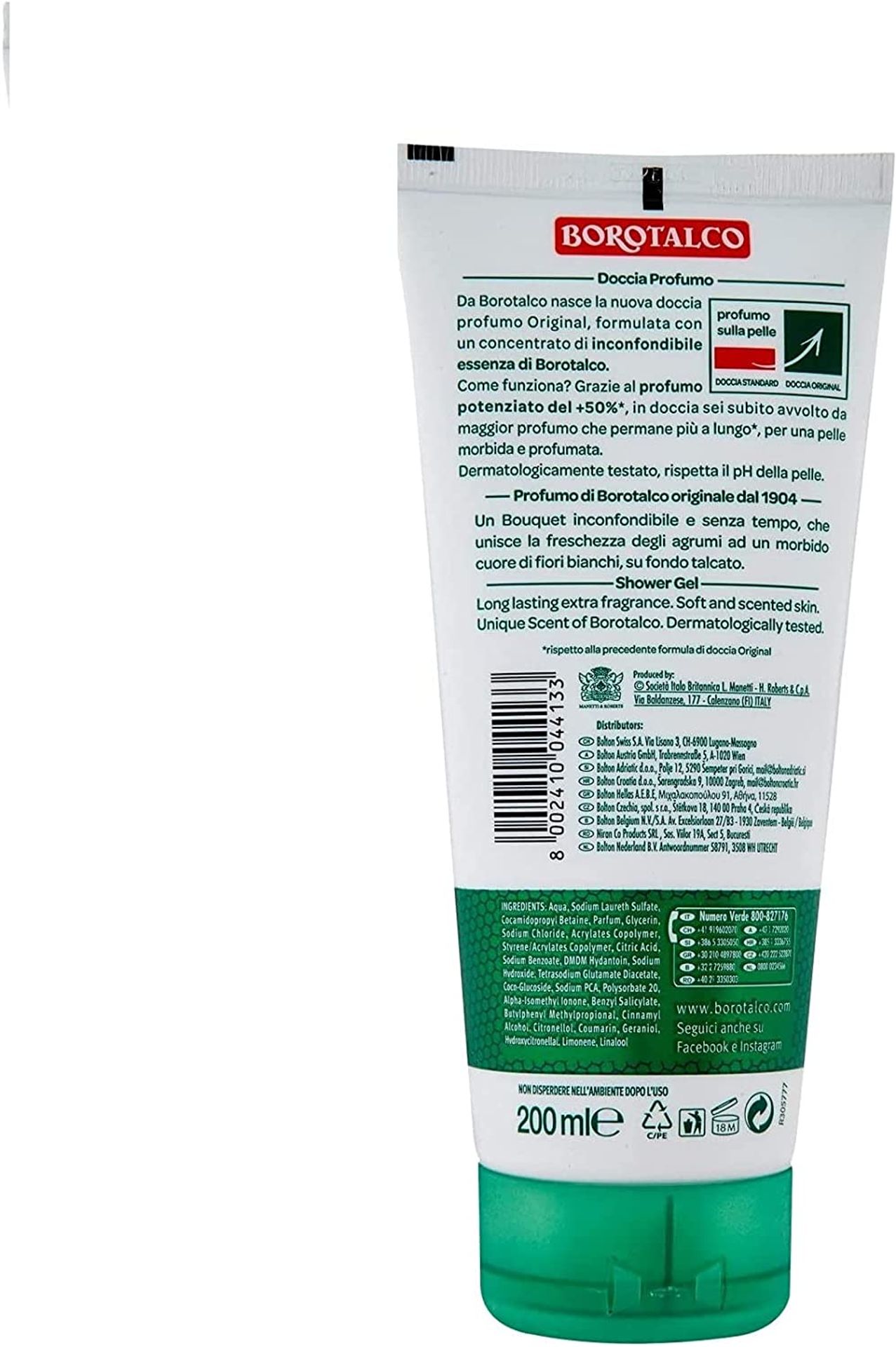 BOROTALCO sprchový gel Original (2) - Zdraví nebezpečná kosmetika (2/11)