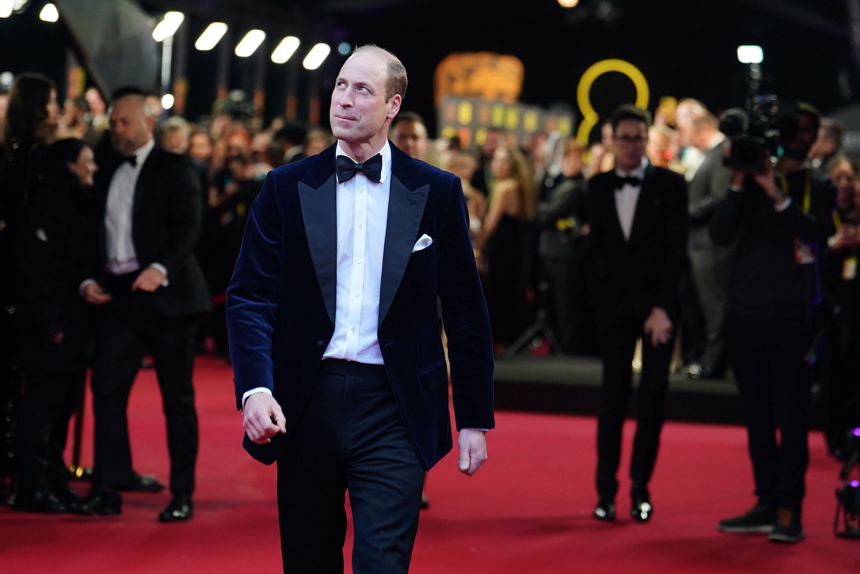Princ William na BAFTA Film Awards v Londýně, 18. 2. 2024 - Princ William na BAFTA Film Awards (1/4)