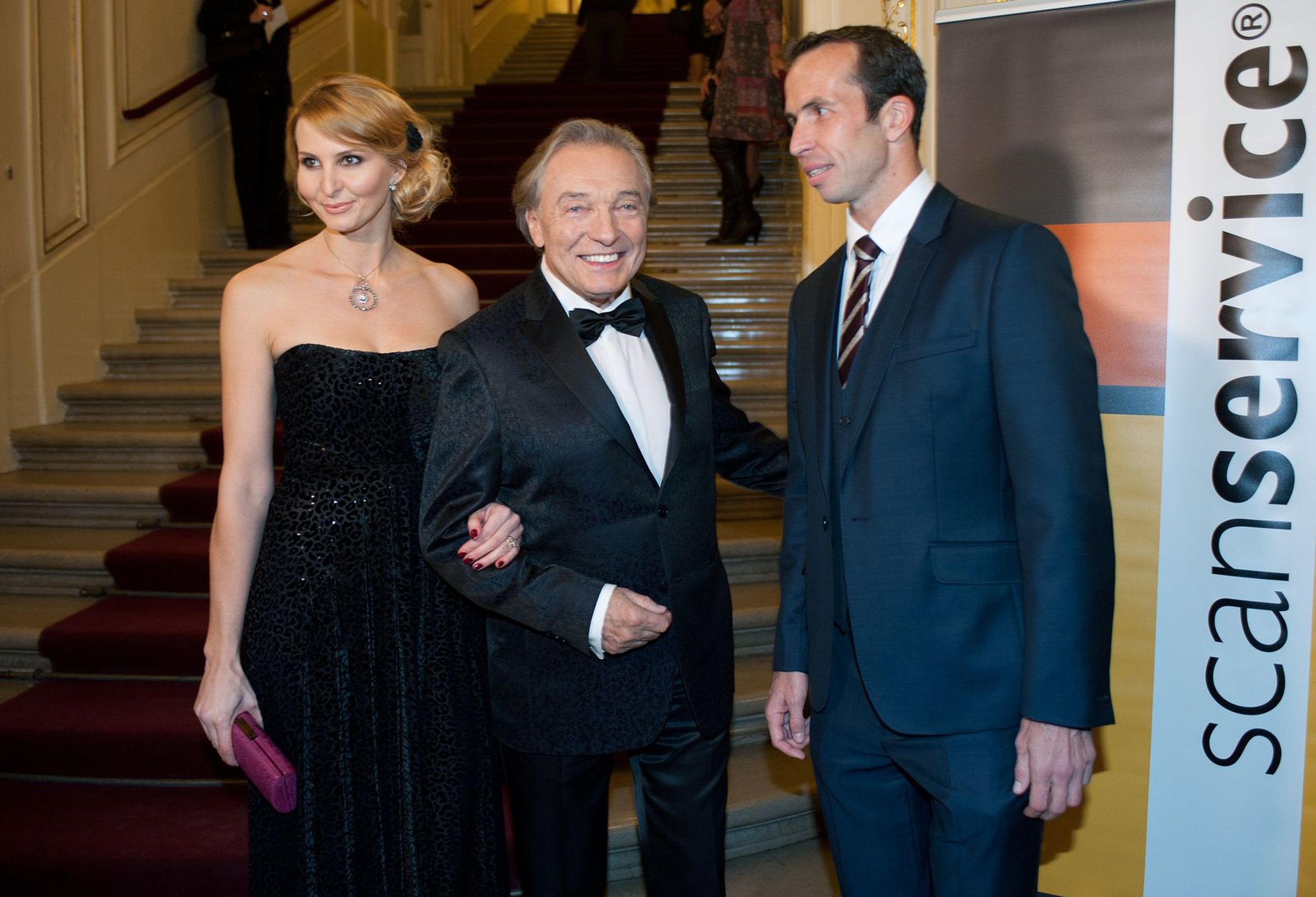Karel Gott, Ivana Gottová a Radek Štěpánek - Slavnostní příchody na Slavíka (7/23)