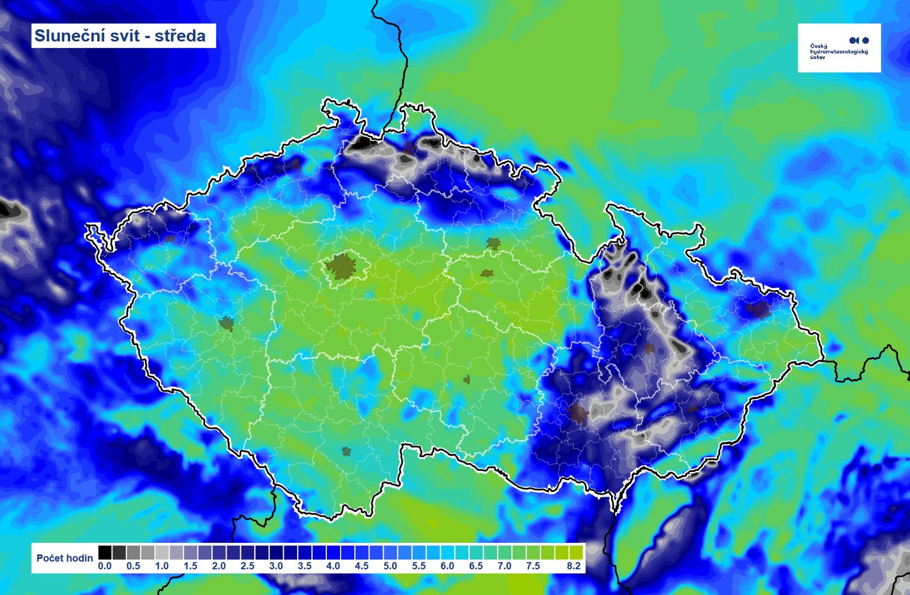 Sluneční svit – středa 19. 11. - Počasí ČHMÚ (3/3)