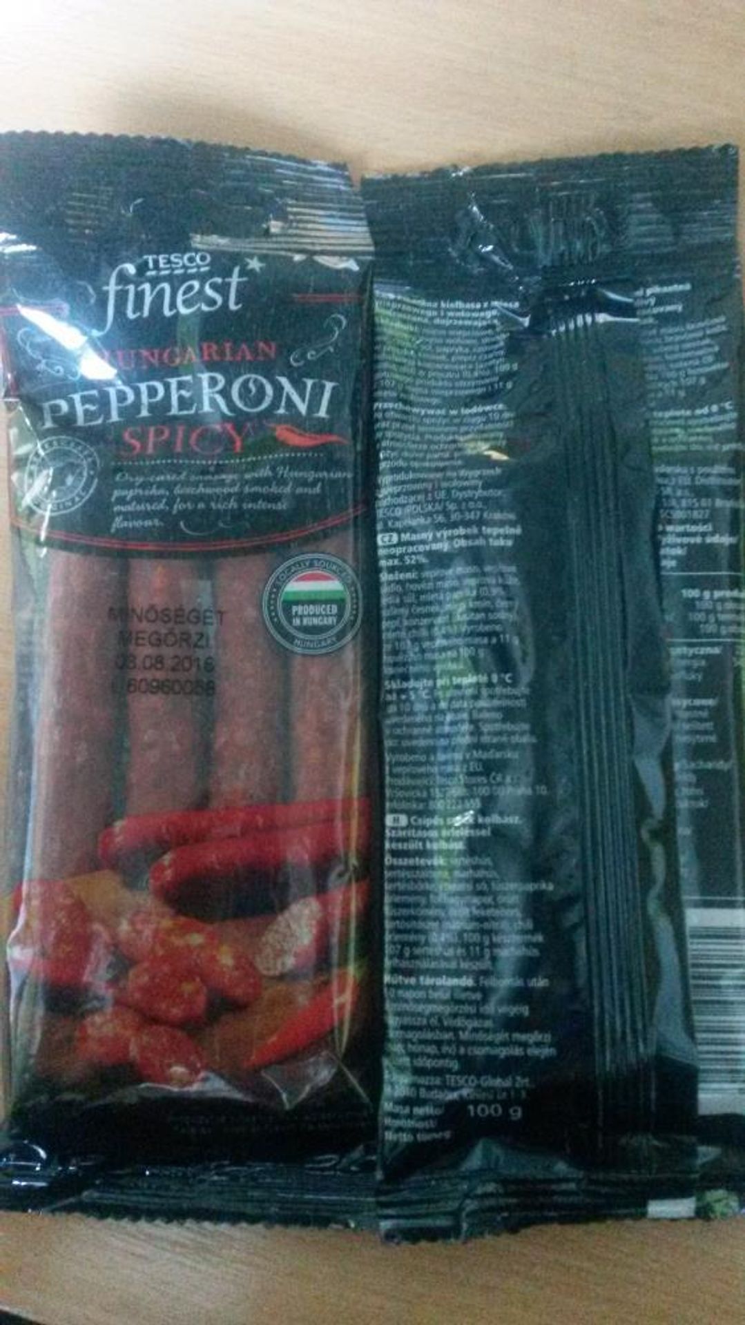 Nevyhovující potraviny - HUNGARIAN PEPPERONI SPICY - GALERIE: Nevyhovující potraviny (4/5)