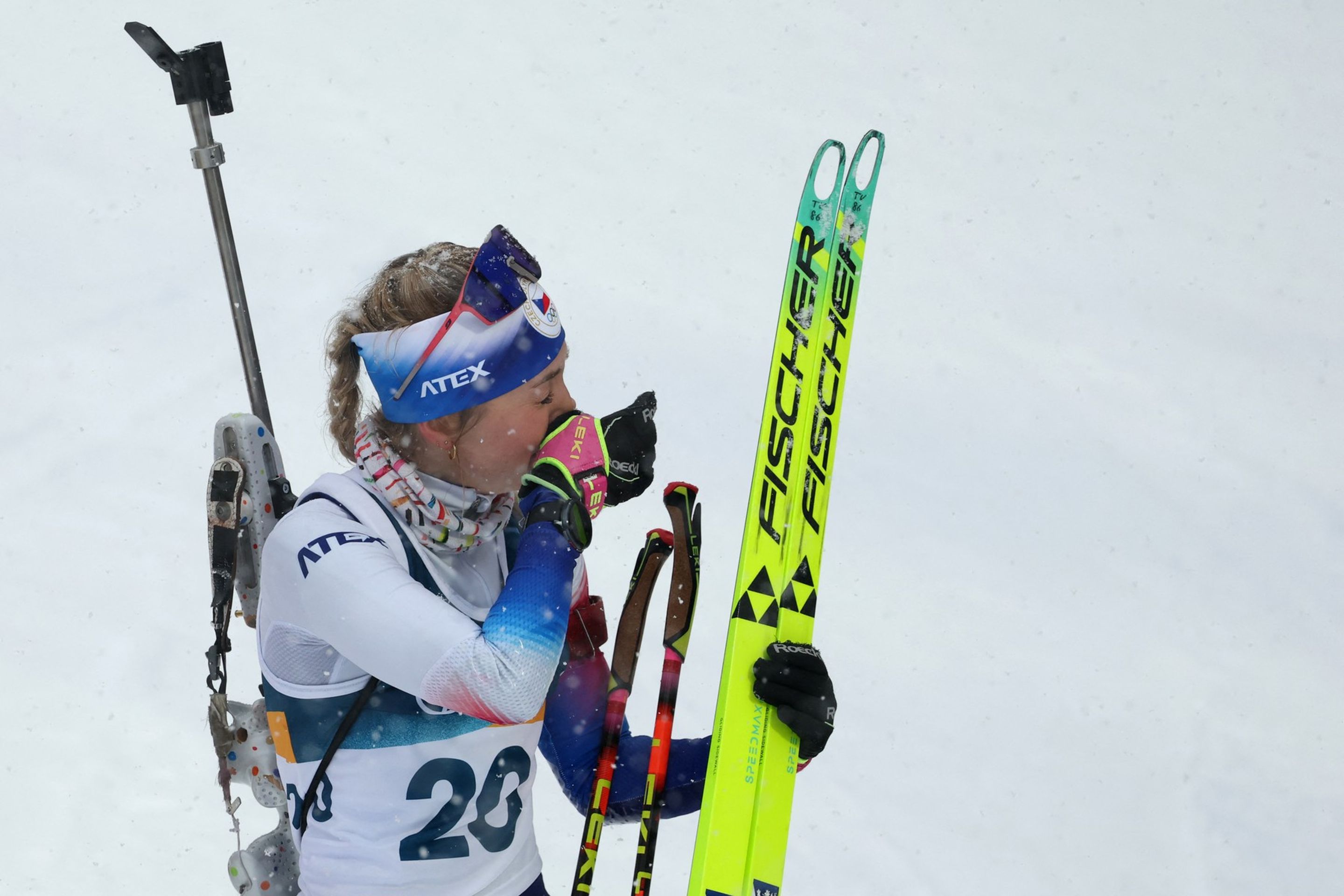 Tereza Voborníková slaví na OH v Itálii bronz - Tereza Voborníková slaví na OH v Itálii bronz (4/6)