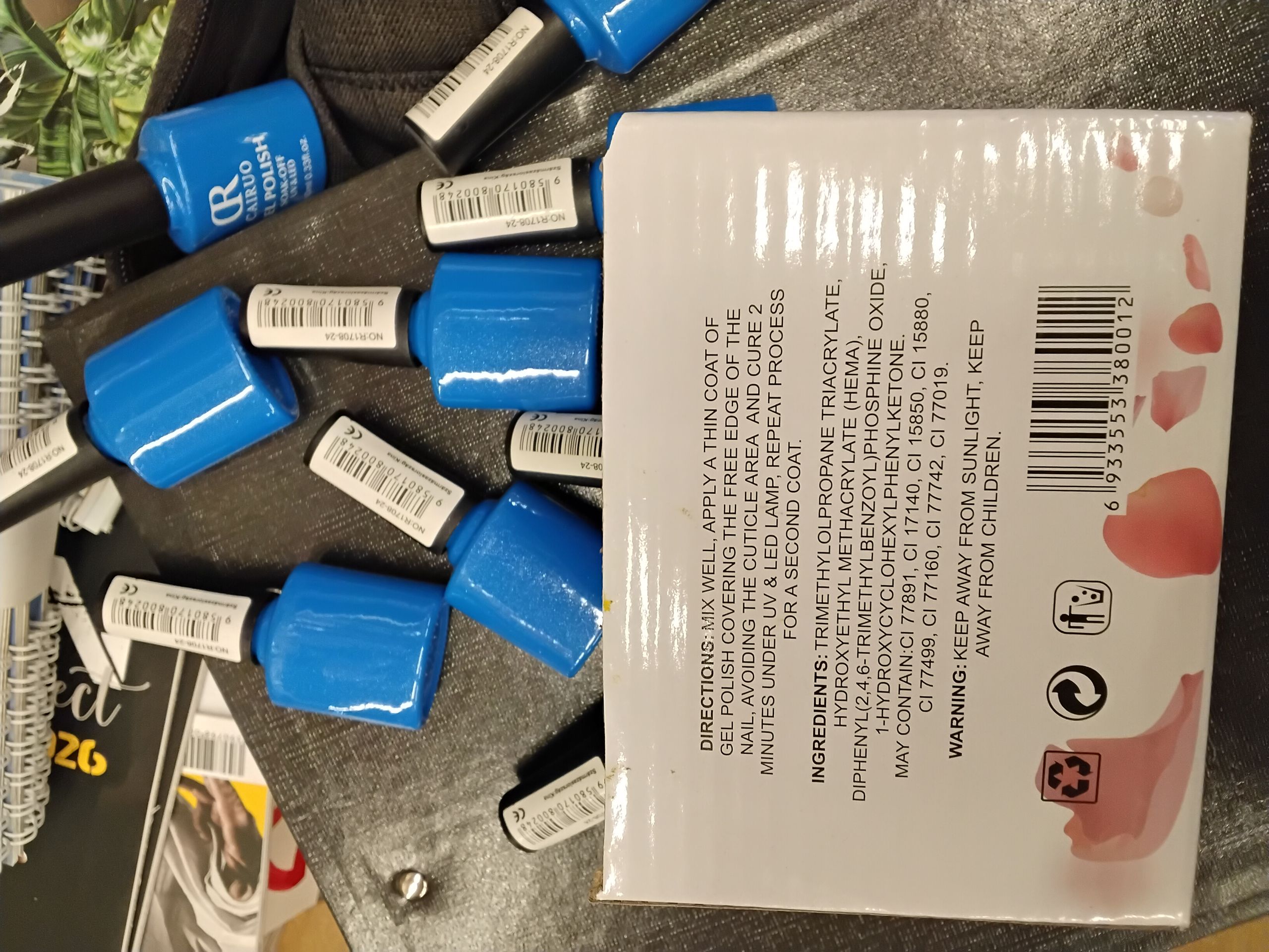 CR CAIRUO – GEL POLISH SOAK-OFF UV & LED - Nebezpečná kosmetika (3/22)