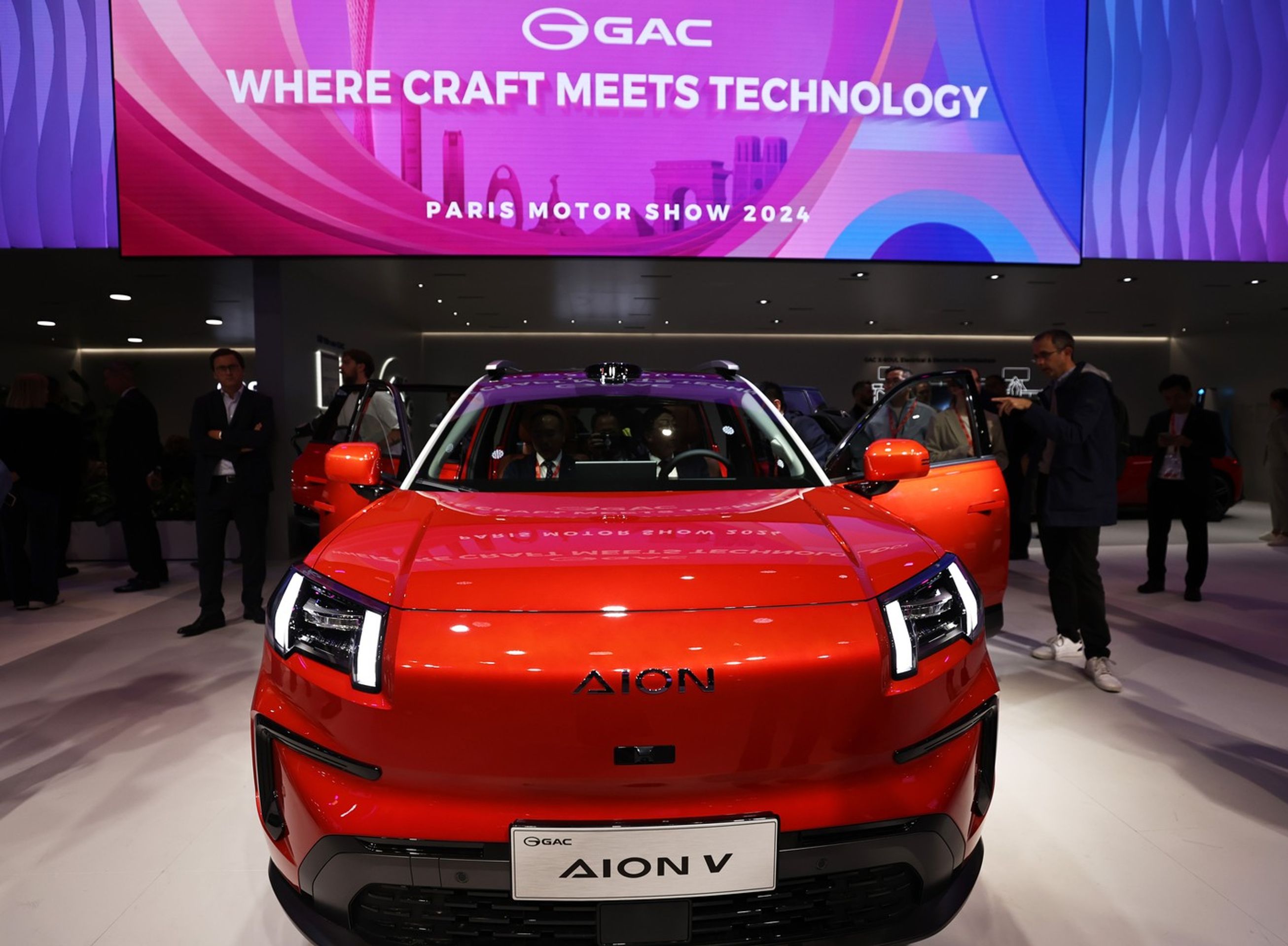 GAC Aion V - Čínské elektromobily v Paříži (7/7)