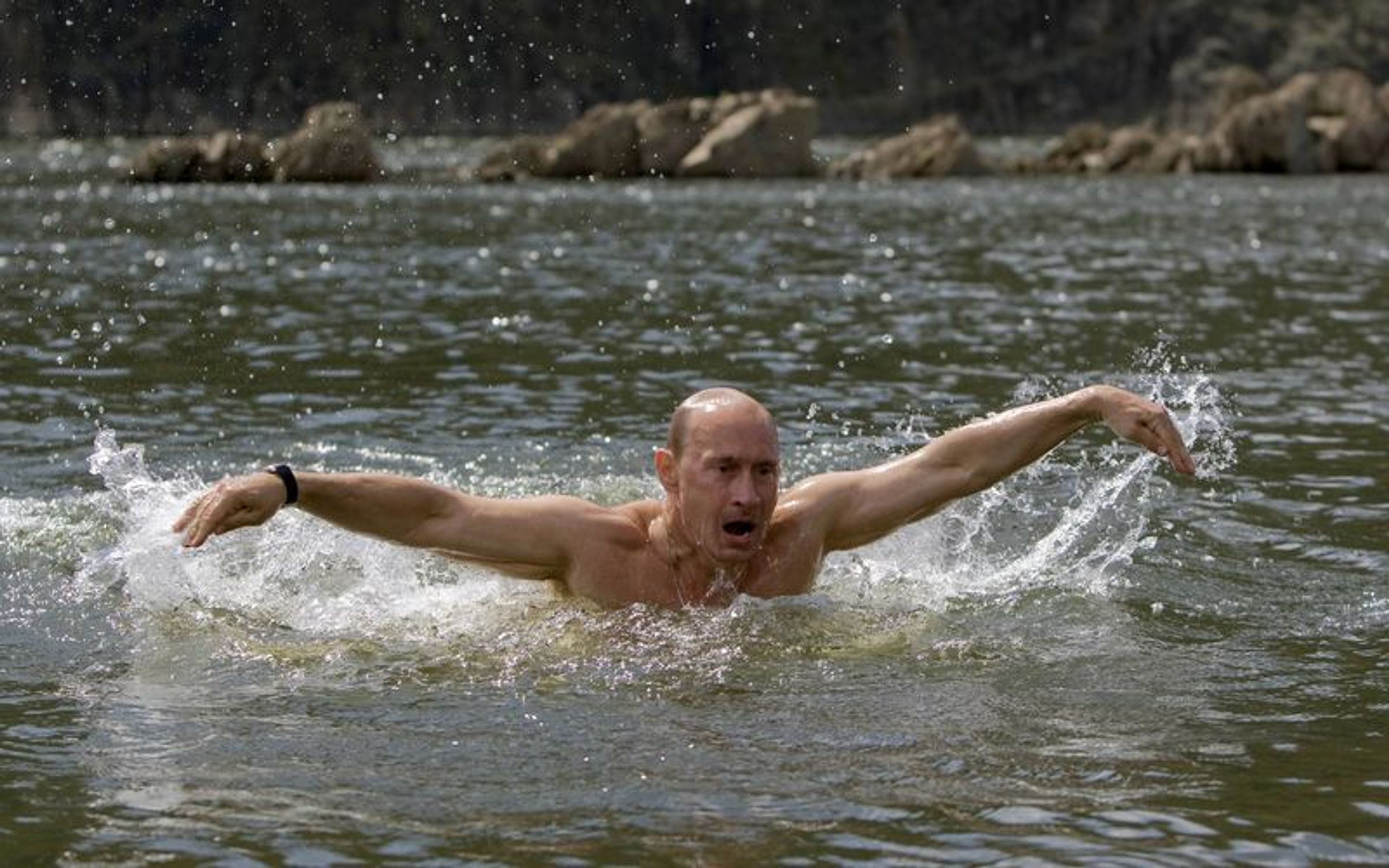 Putin na dovolené-11 - GALERIE: Putin na dovolené (11/11)