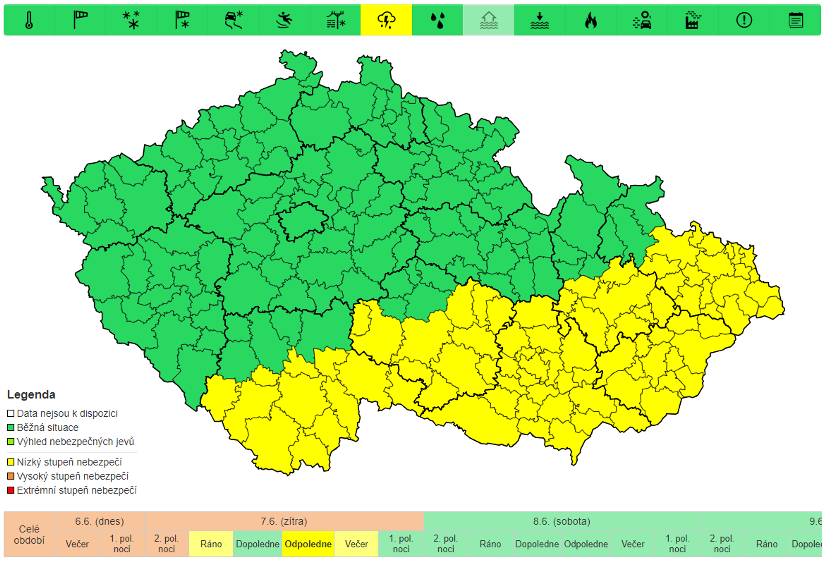 Výstraha před bouřemi - Výstraha před bouřemi (4/4)
