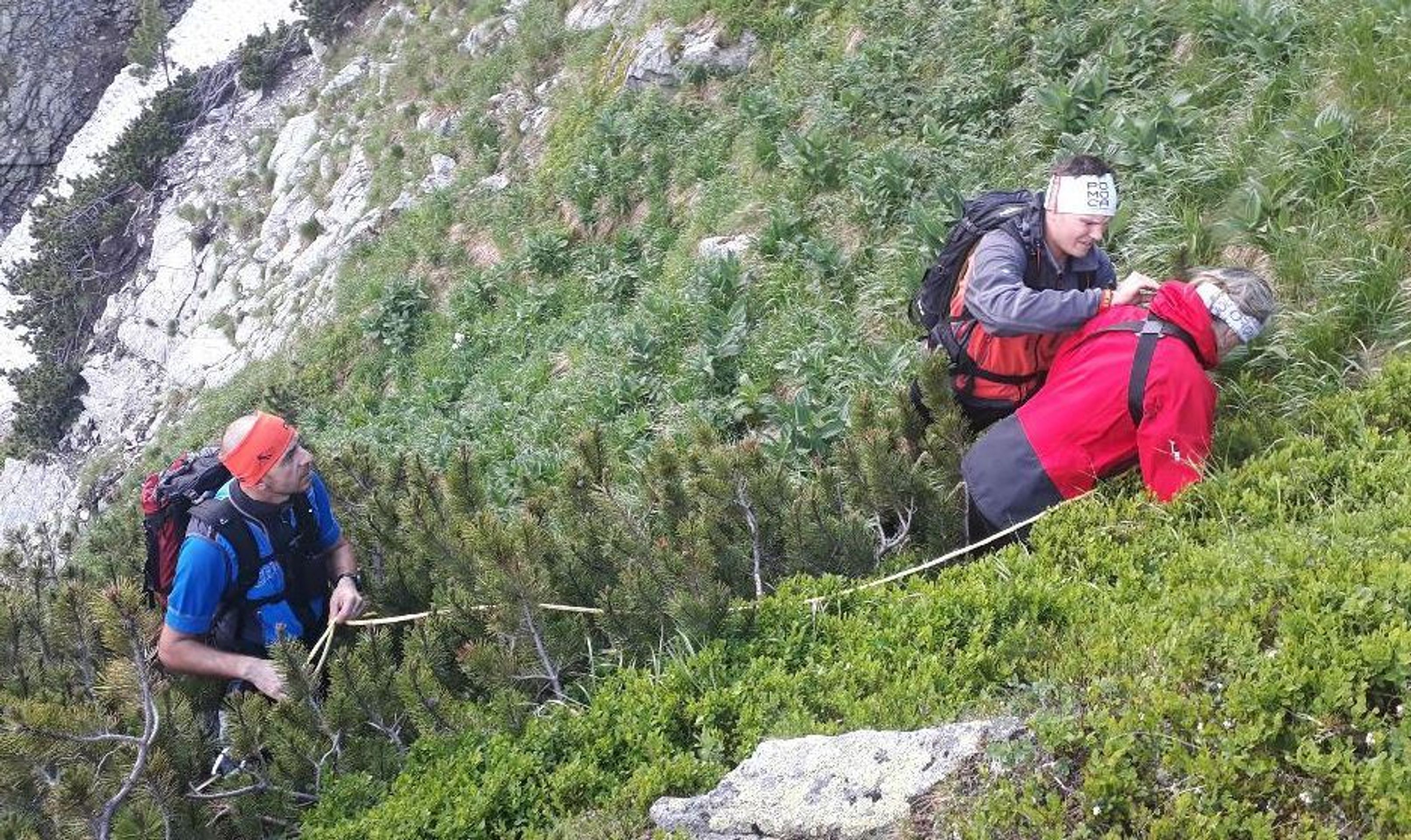 Záchrana českých turistů v Tatrách pod Klinem - 1 - GALERIE: Záchrana turistů v Tatrách (1/5)