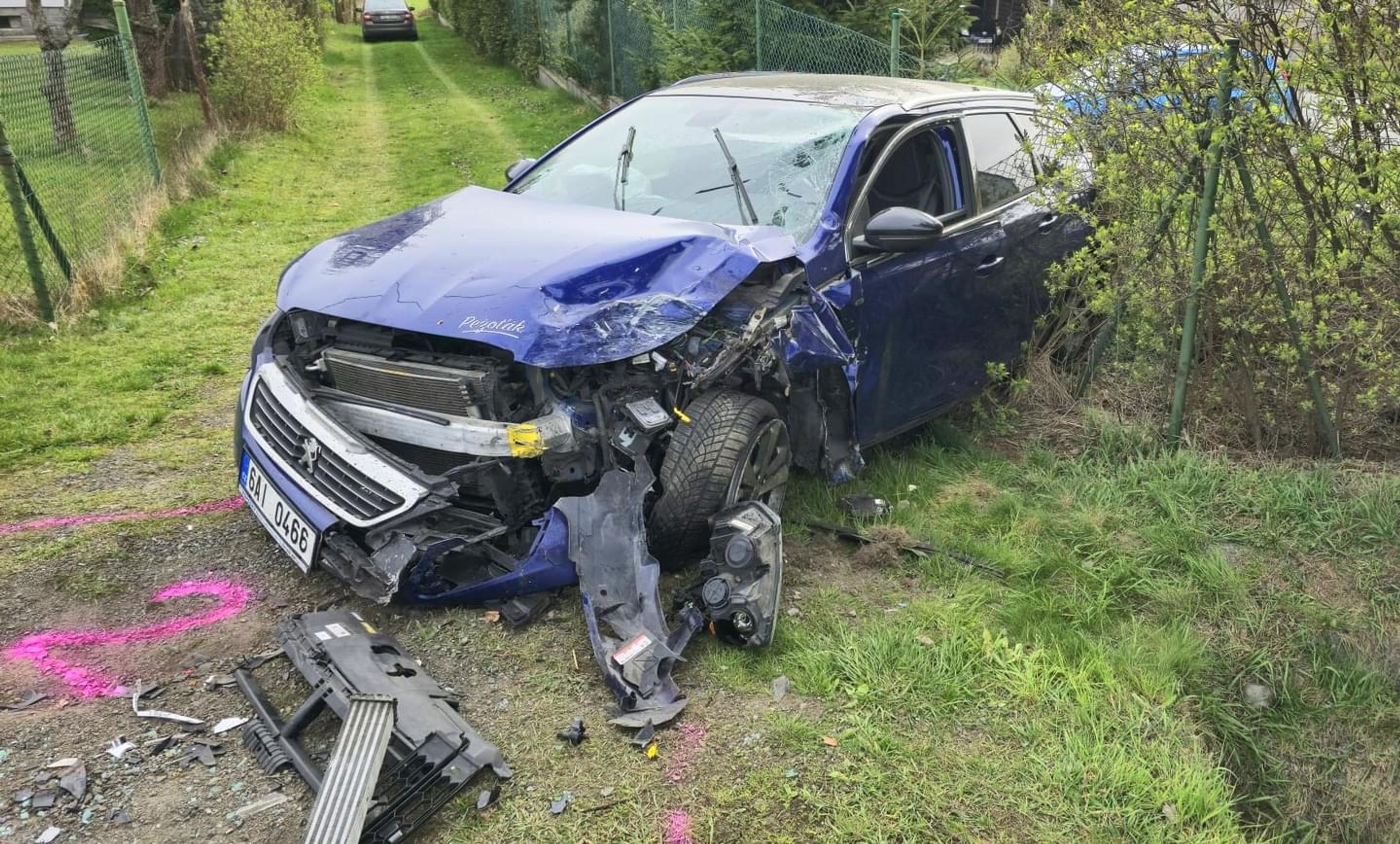 Nehoda u Losiné na Plzeňsku - Nehody na Plzeňsku (2/6)