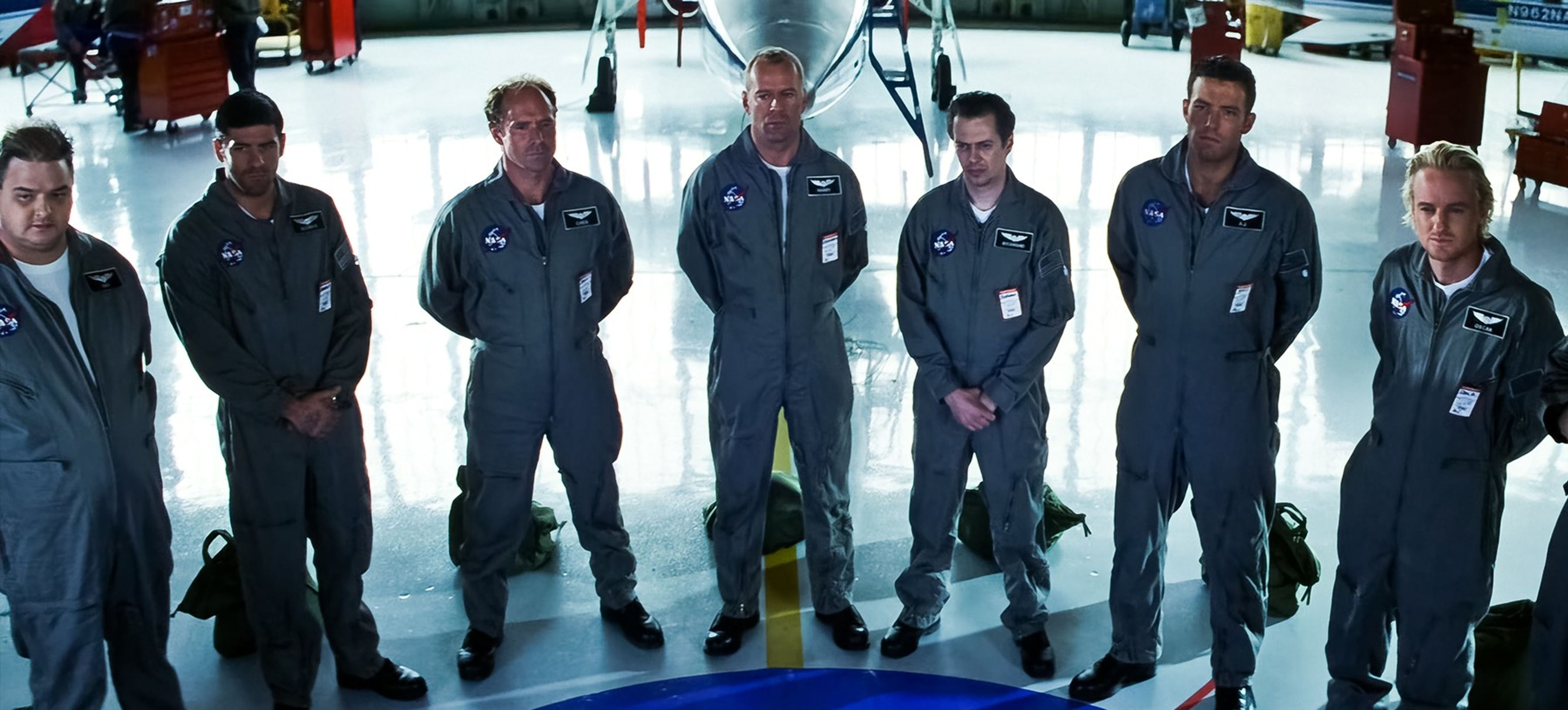 Ken Hudson Campbell (vlevo) ve filmu Armageddon, 1998 - Ken Hudson Campbell (2/4)