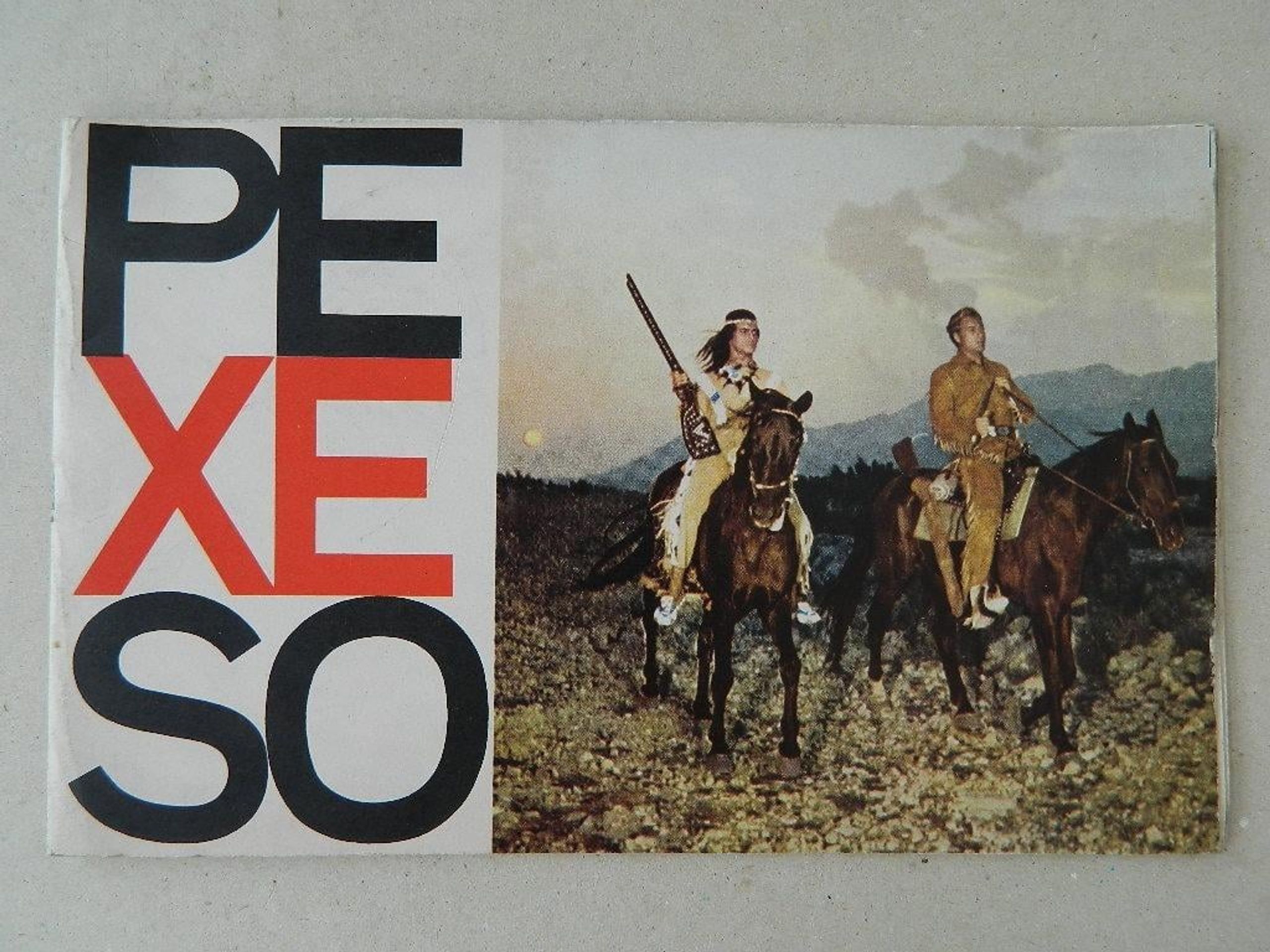 Pexeso Vinnetou, nerozstříhané, 33 766 Kč - Předměty vydražené na Aukru (18/38)