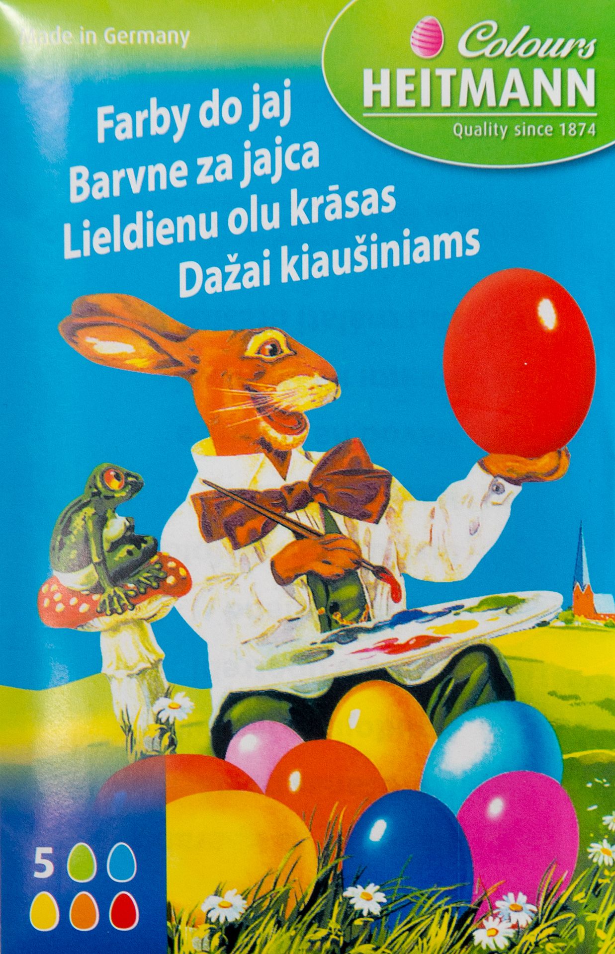 Testované barvy na vajíčka - Heitmann - GALERIE: Testované barvy na vajíčka (2/5)