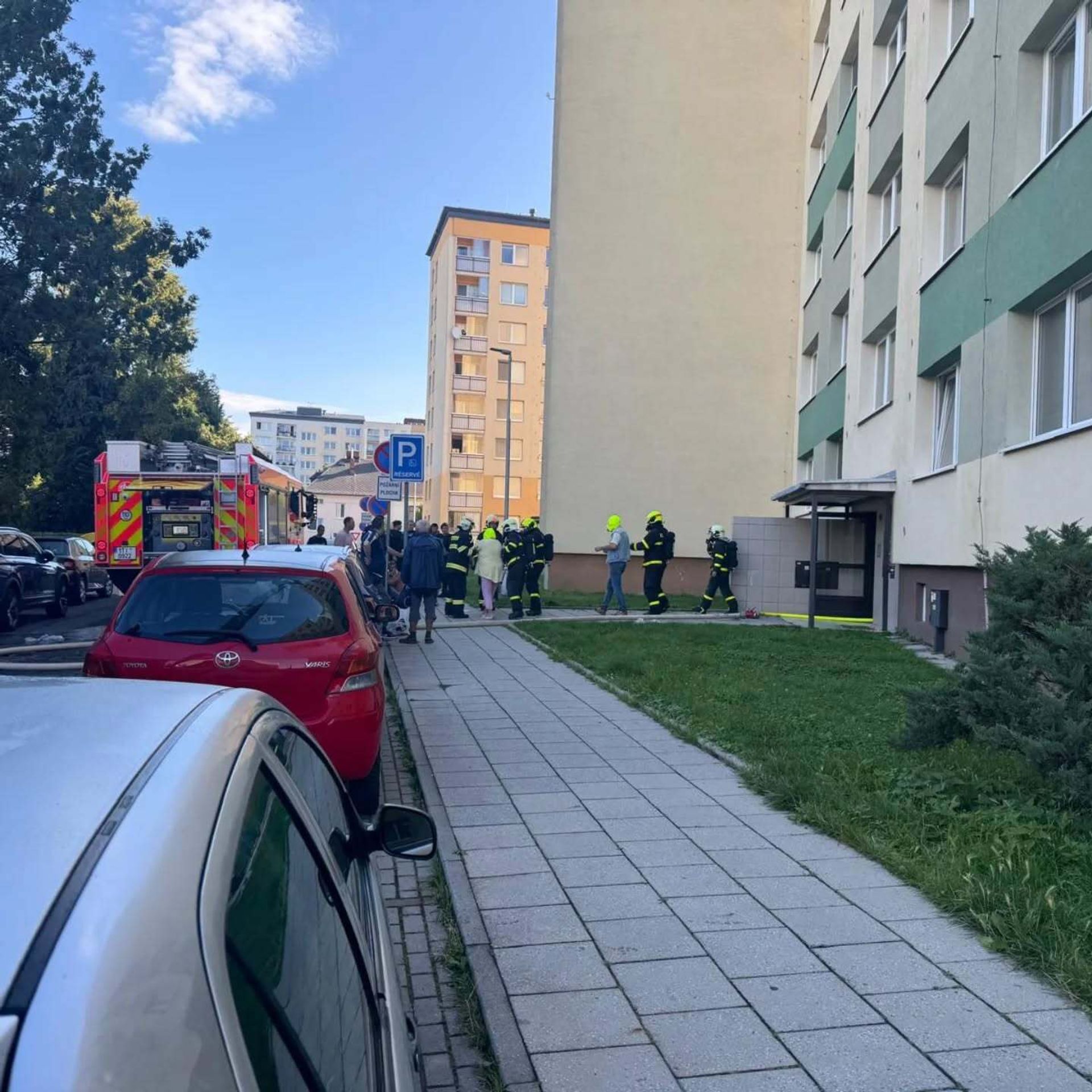 Požár bytu v Opavě - Požár bytu v Opavě (11/16)