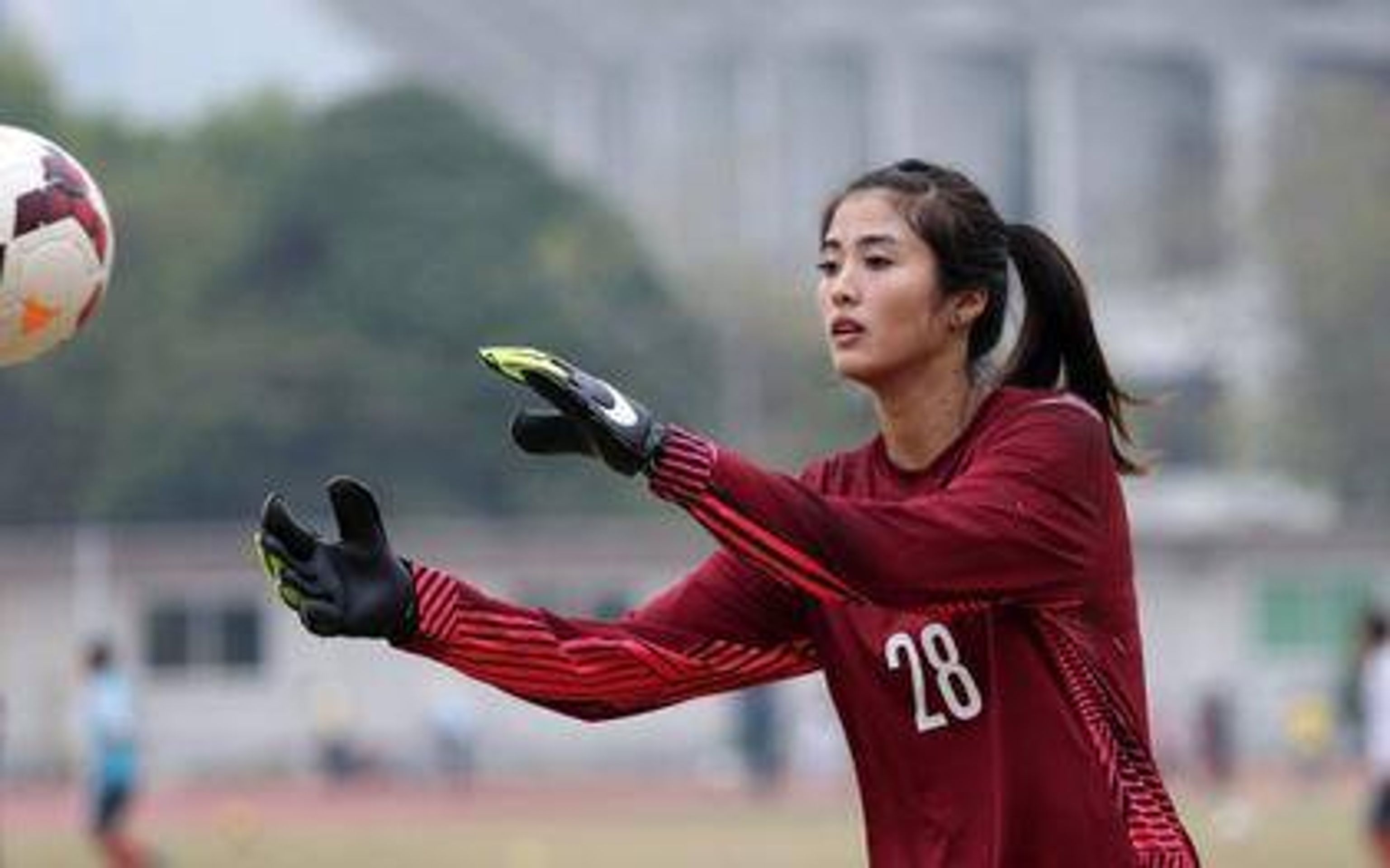 Krásná čínská fotbalistka - 4 - GALERIE: Zhao Lina (1/5)