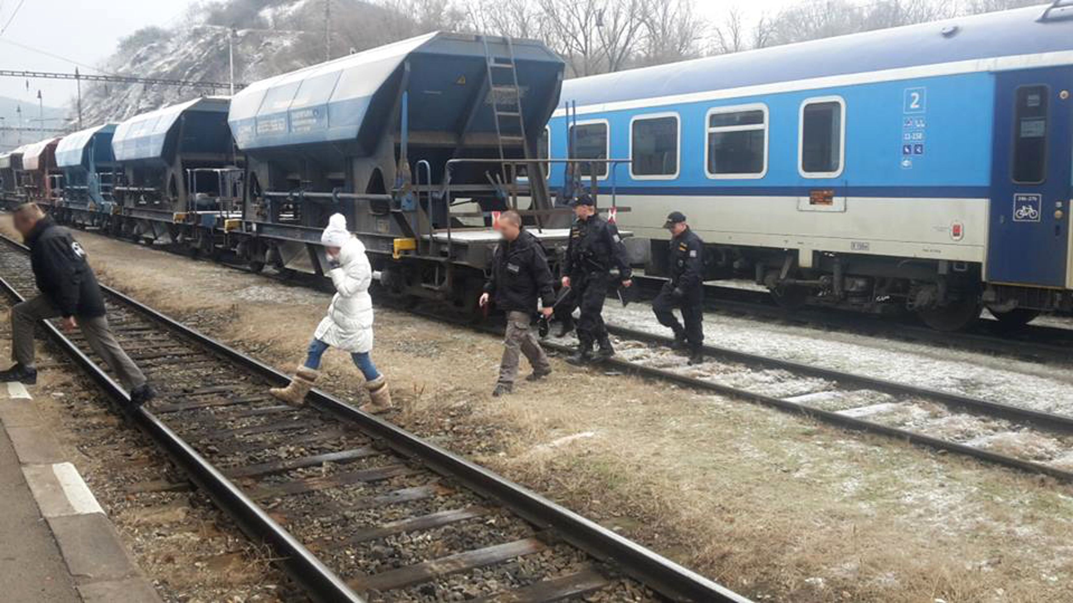 Hrozba bombou v rychlíku! U Berouna evakuují desítky lidí - 5 - GALERIE: Hrozba bombou v rychlíku u Berouna (5/8)