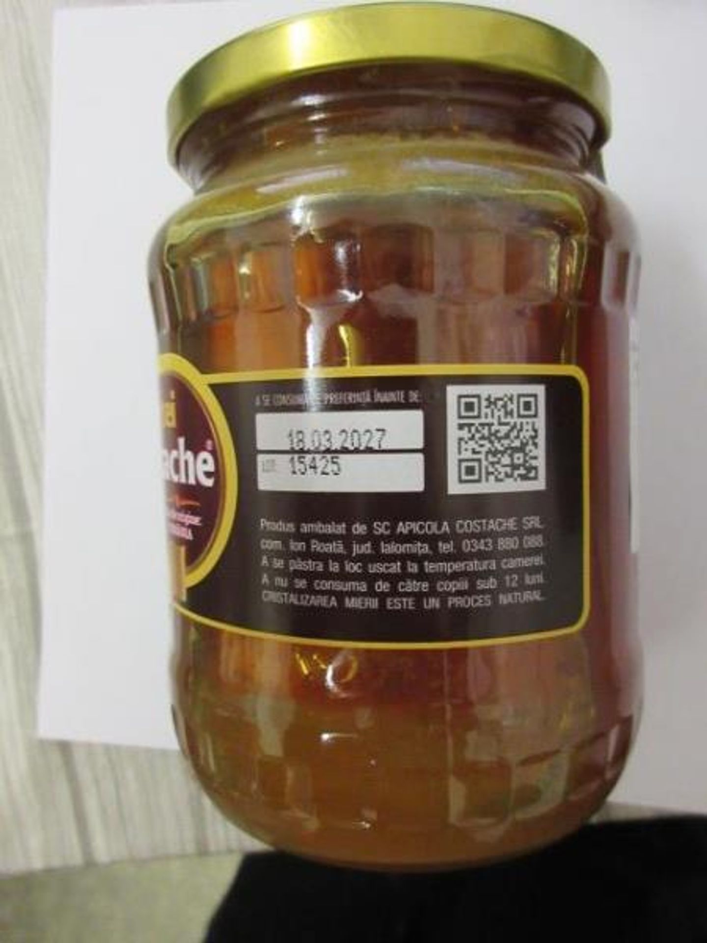 Miere de tei Mos Costache - Lipový med 900 g (2) - Závadné potraviny (4/12)