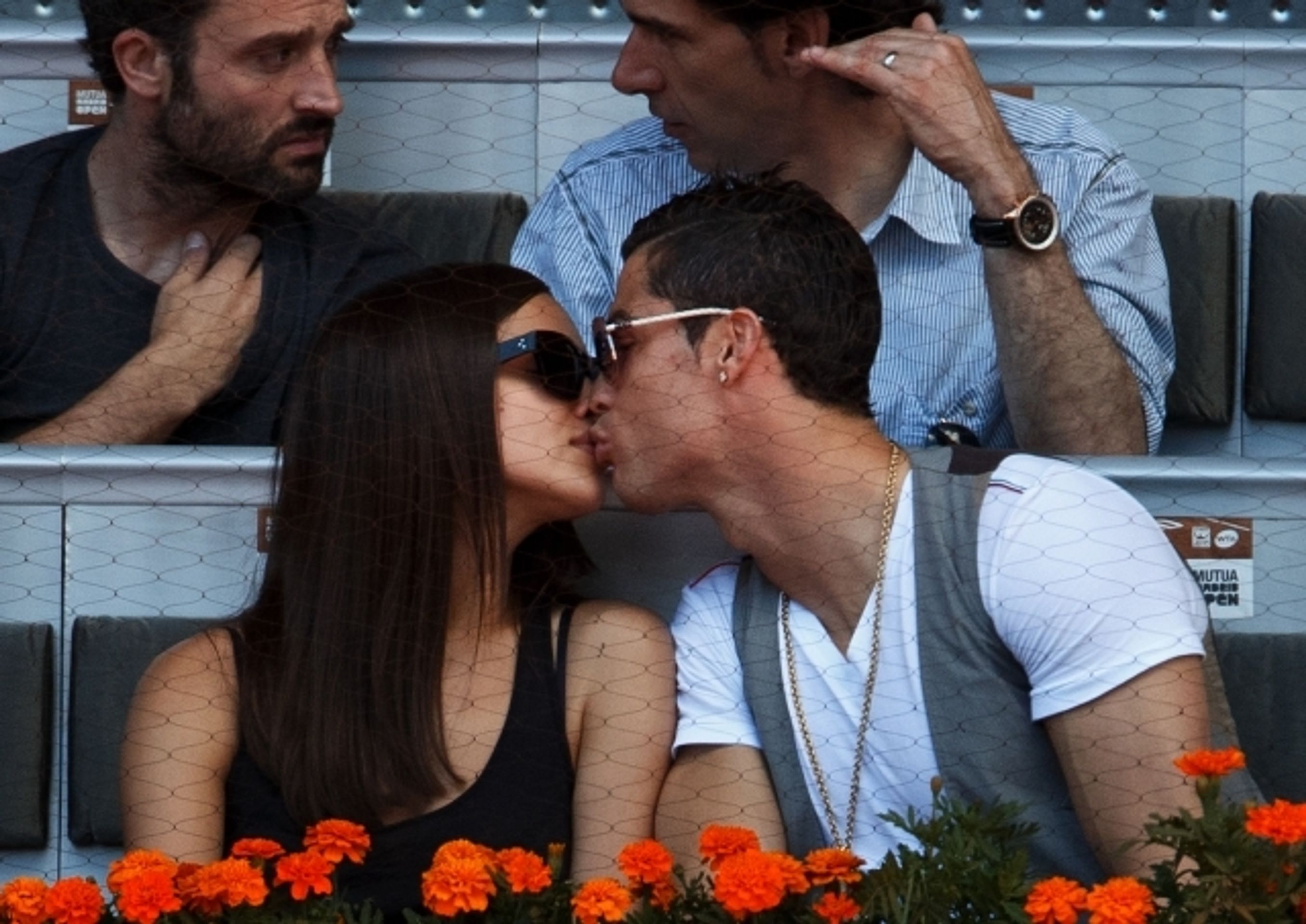 Cristiano Ronaldo a Irina Šajková - 15 - GALERIE: Cristiano Ronaldo a Irina Šajková na tenisu (4/17)