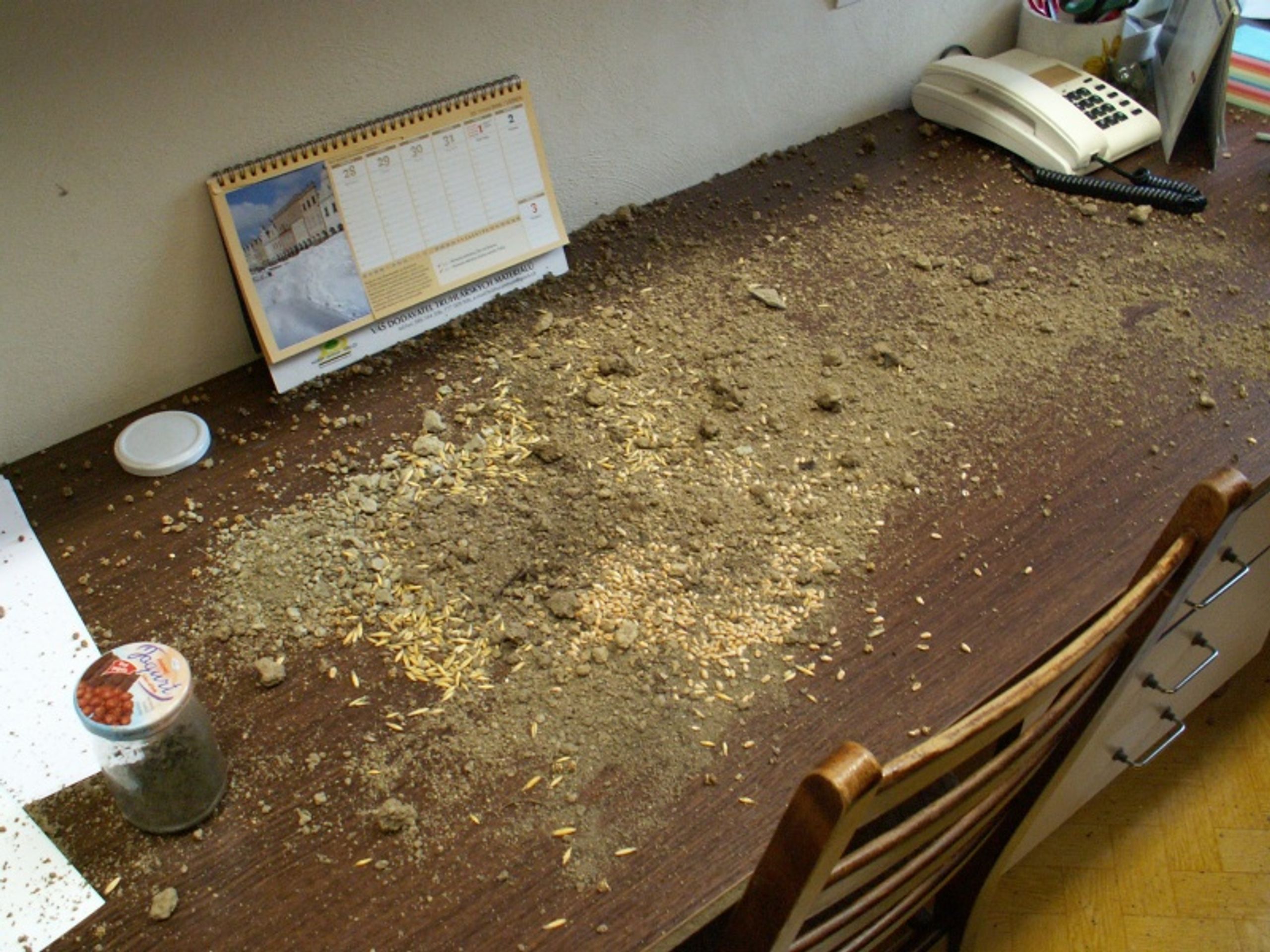 Vandal se vloupal do základní školy - GALERIE: Řádění vandalů na škole v Polné (3/9)