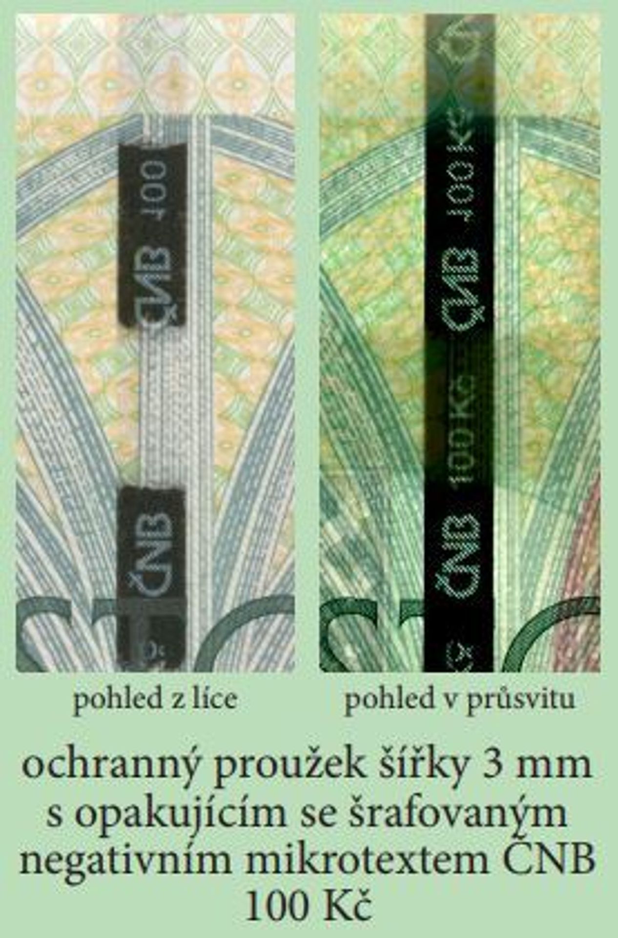 Nové bezpečnostní prvky na českých bankovkách - 6 - GALERIE: Ochranné prvky na českých bankovkách (2/12)