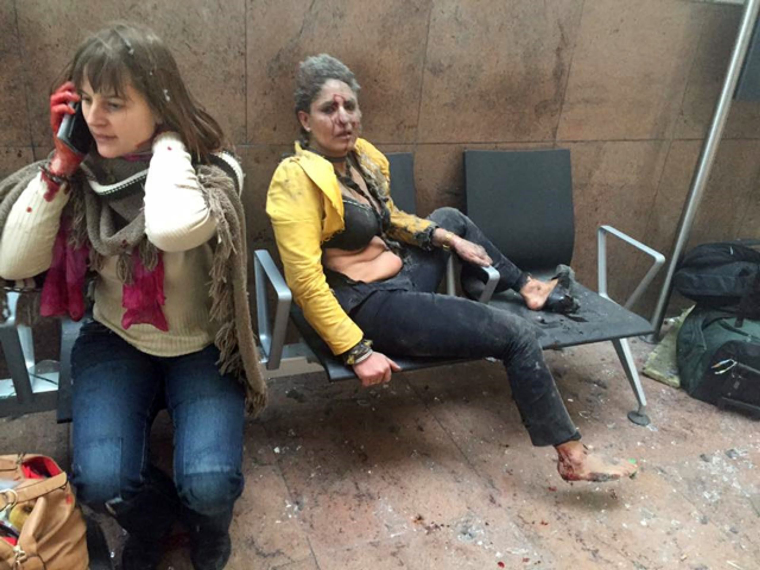 Výbuch na letišti v Bruselu - 6 - GALERIE: Exploze na letišti a v metru v Bruselu (10/23)