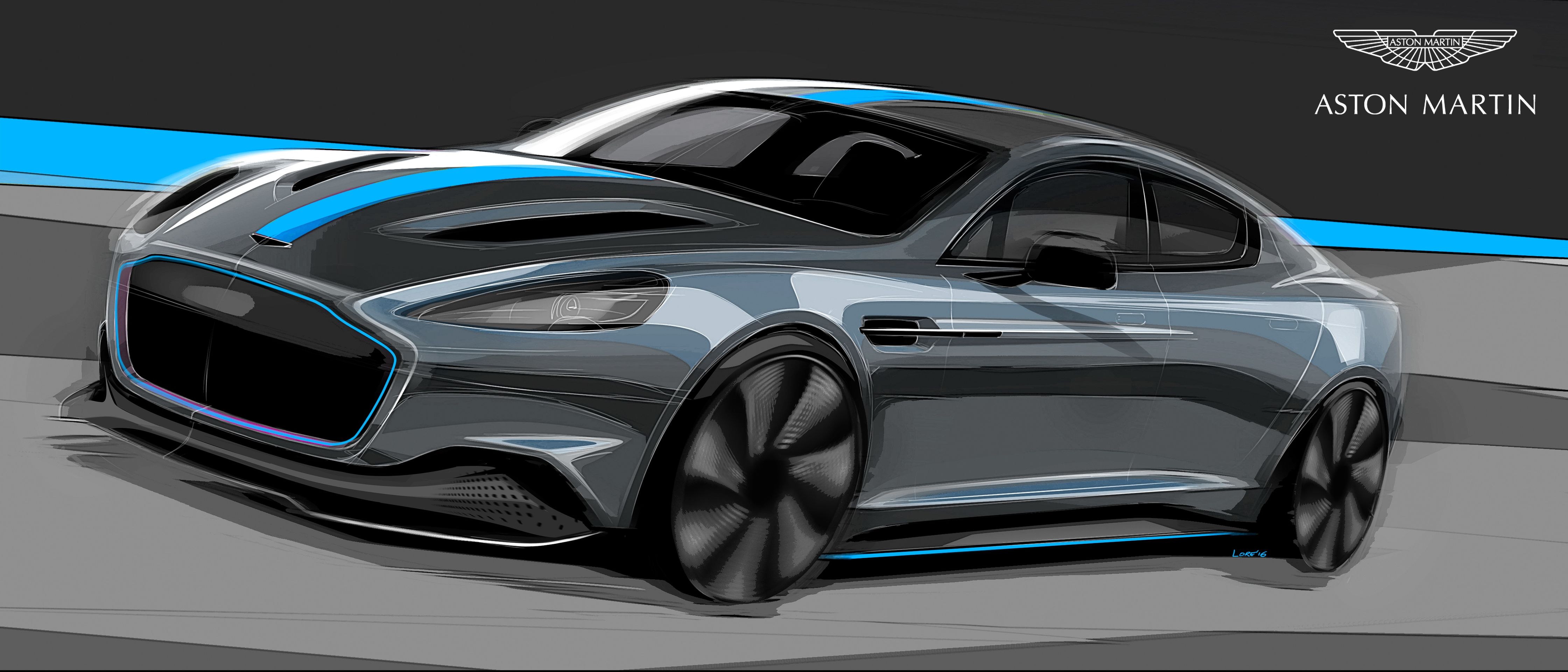 Aston martin RapidE Concept - 11 - Fotogalerie: Elektromobil Jamese Bonda - Aston Martin Rapide E (8/8)