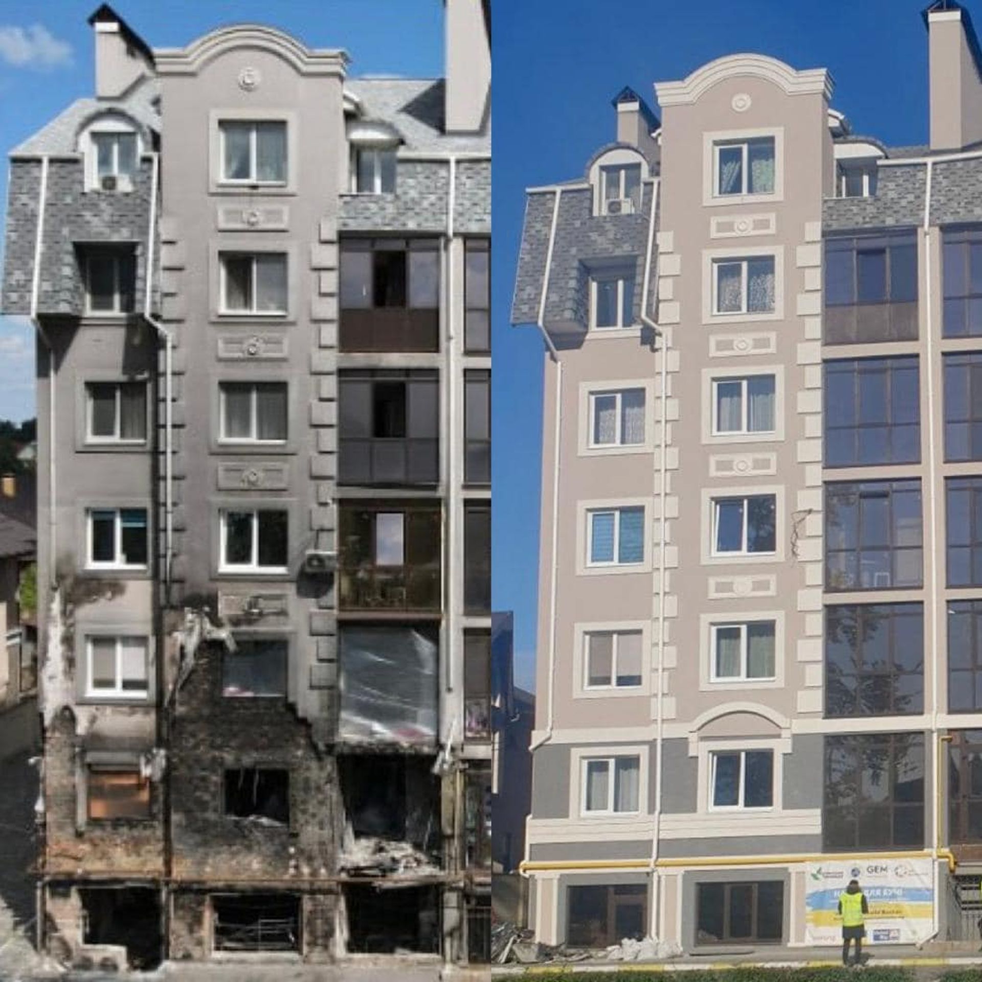 Rekonstrukce Buči budova - Rekonstrukce budov na Ukrajině (3/7)