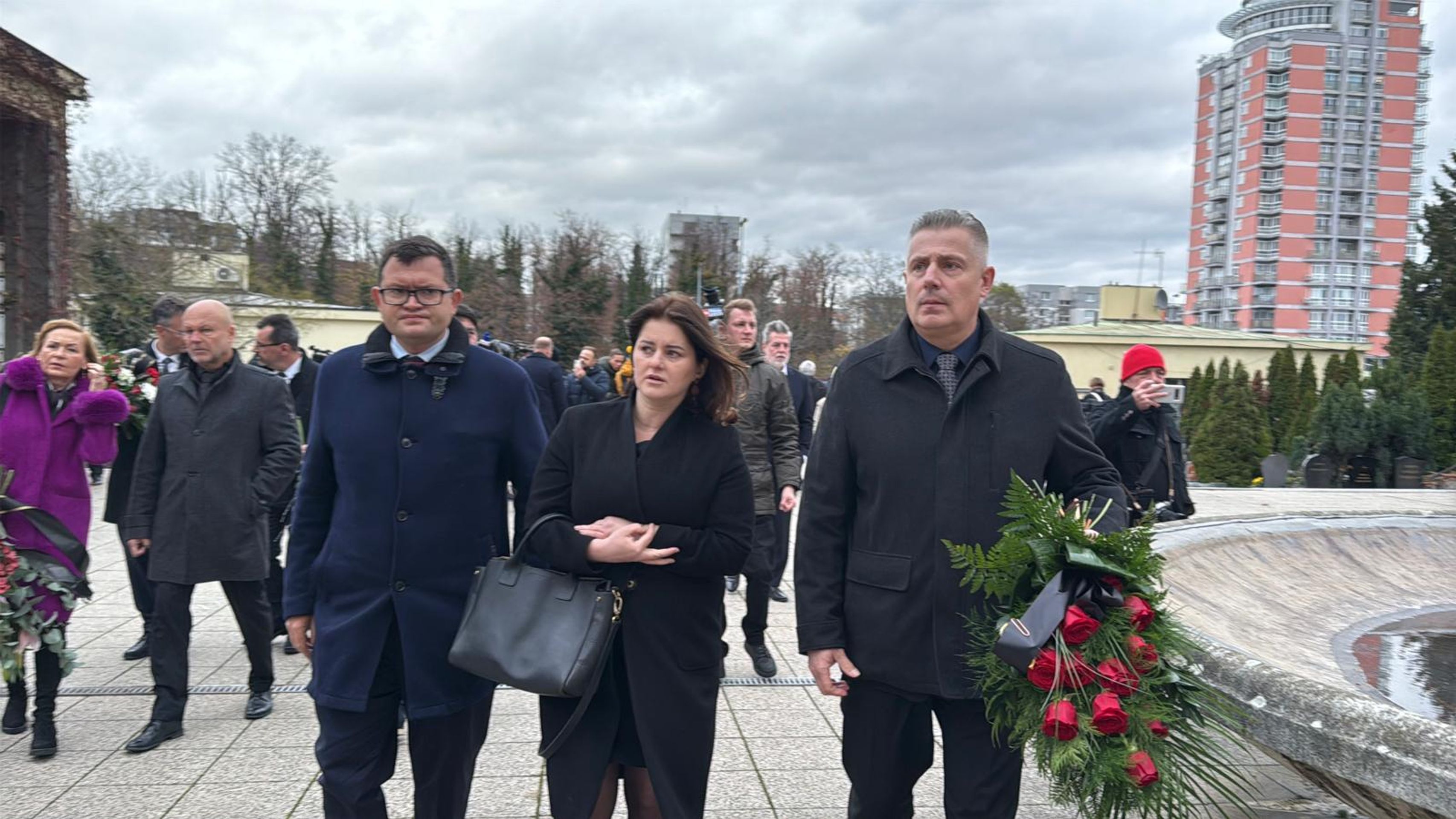 Jana Maláčová na pohřbu Marie Benešové - Pohřeb Marie Benešové (11/17)