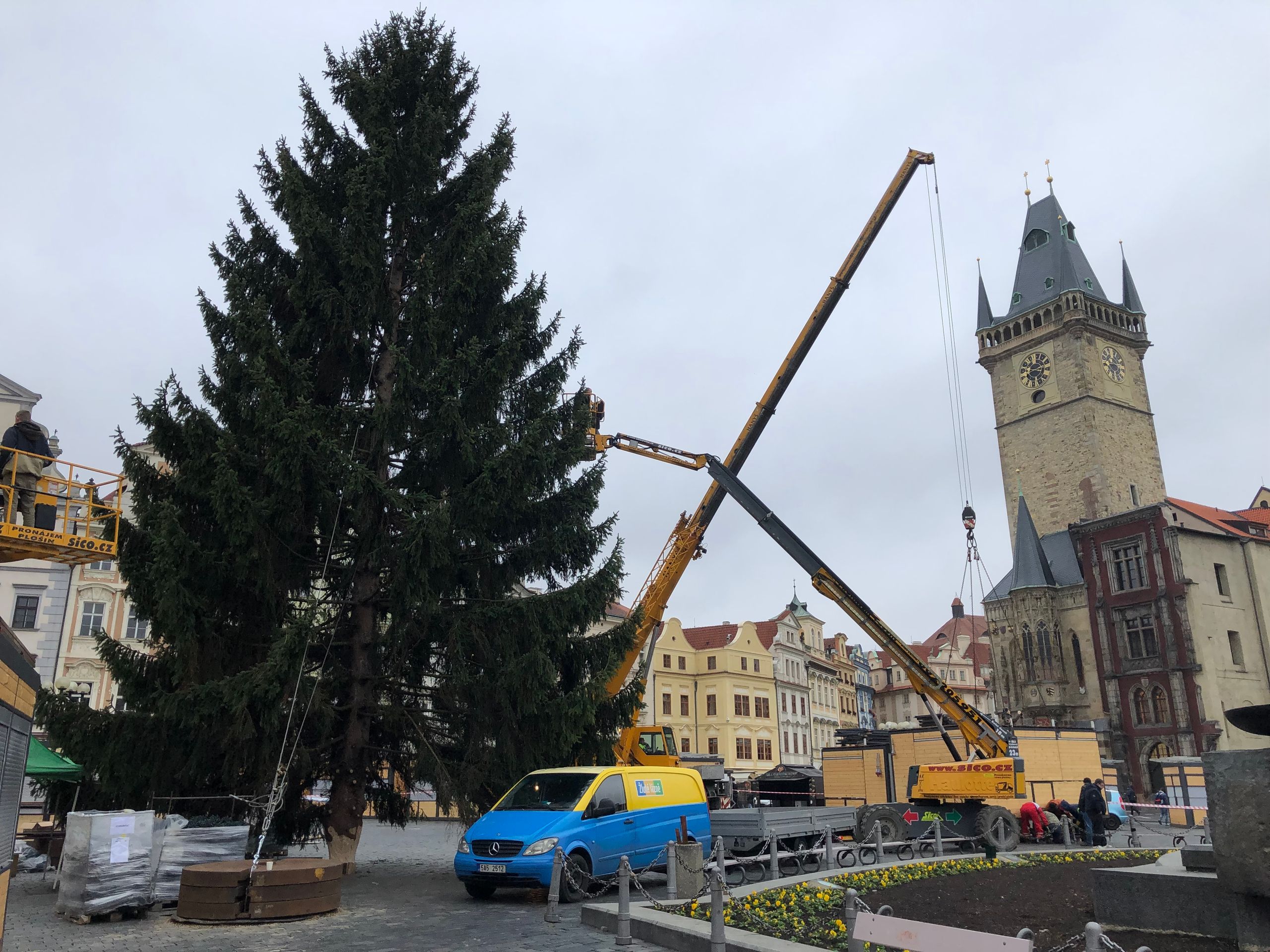 Vánoční strom na Staroměstském náměstí - 7 - GALERIE: Vánoční strom na Staroměstském náměstí (7/7)