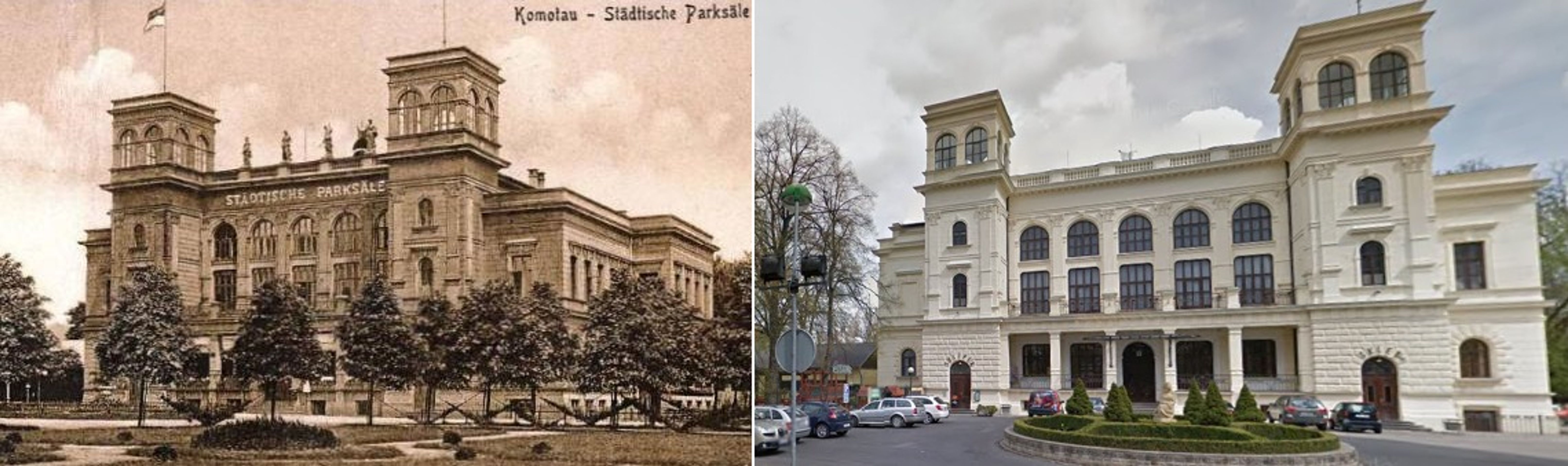 Pohled do historie - Ústecký kraj - Chomutov, divadlo - GALERIE: Historické fotky - Ústecký kraj (19/30)
