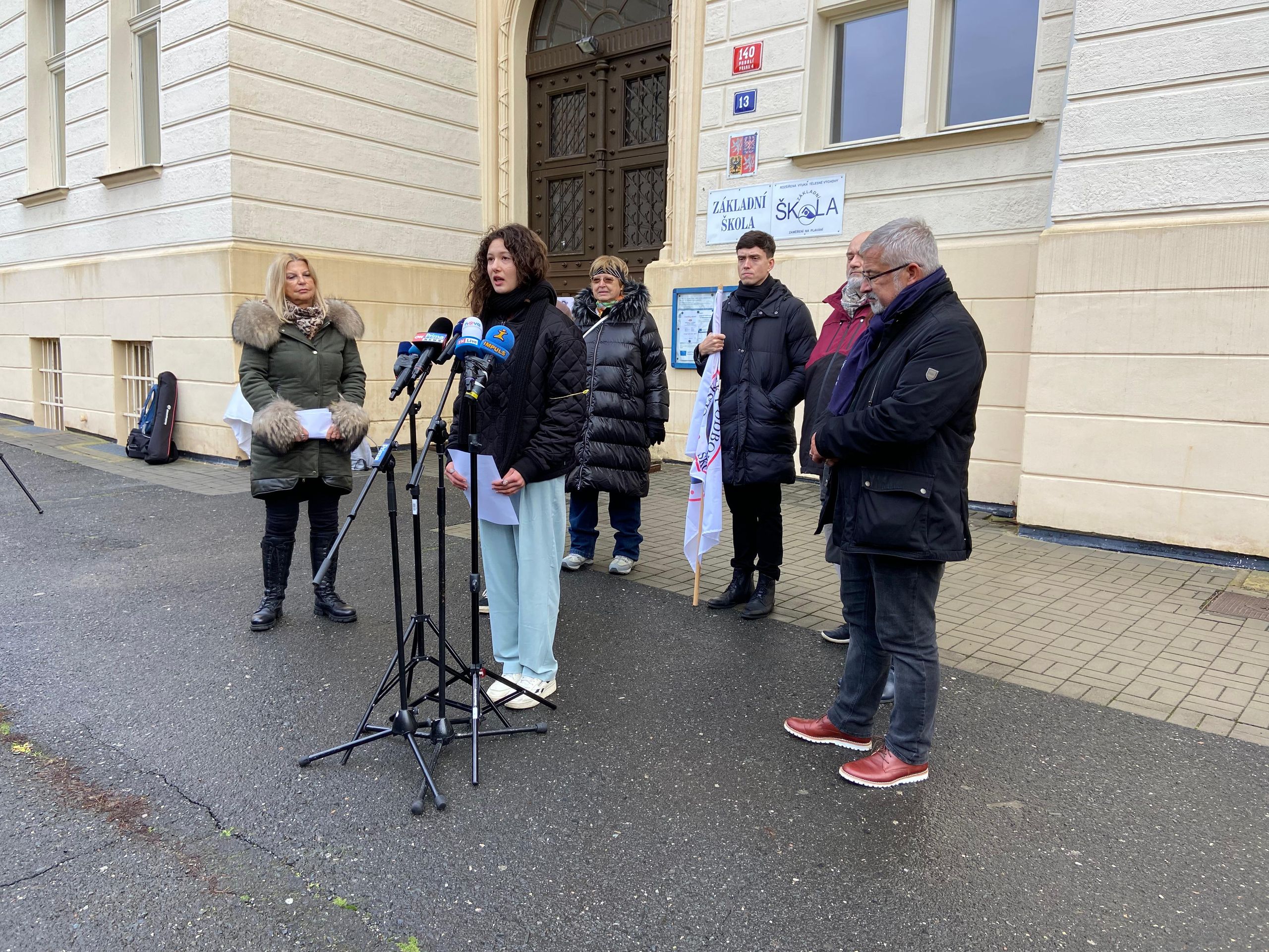 Tisková konference školských odborů - Stávka a protivládní protesty (23/23)