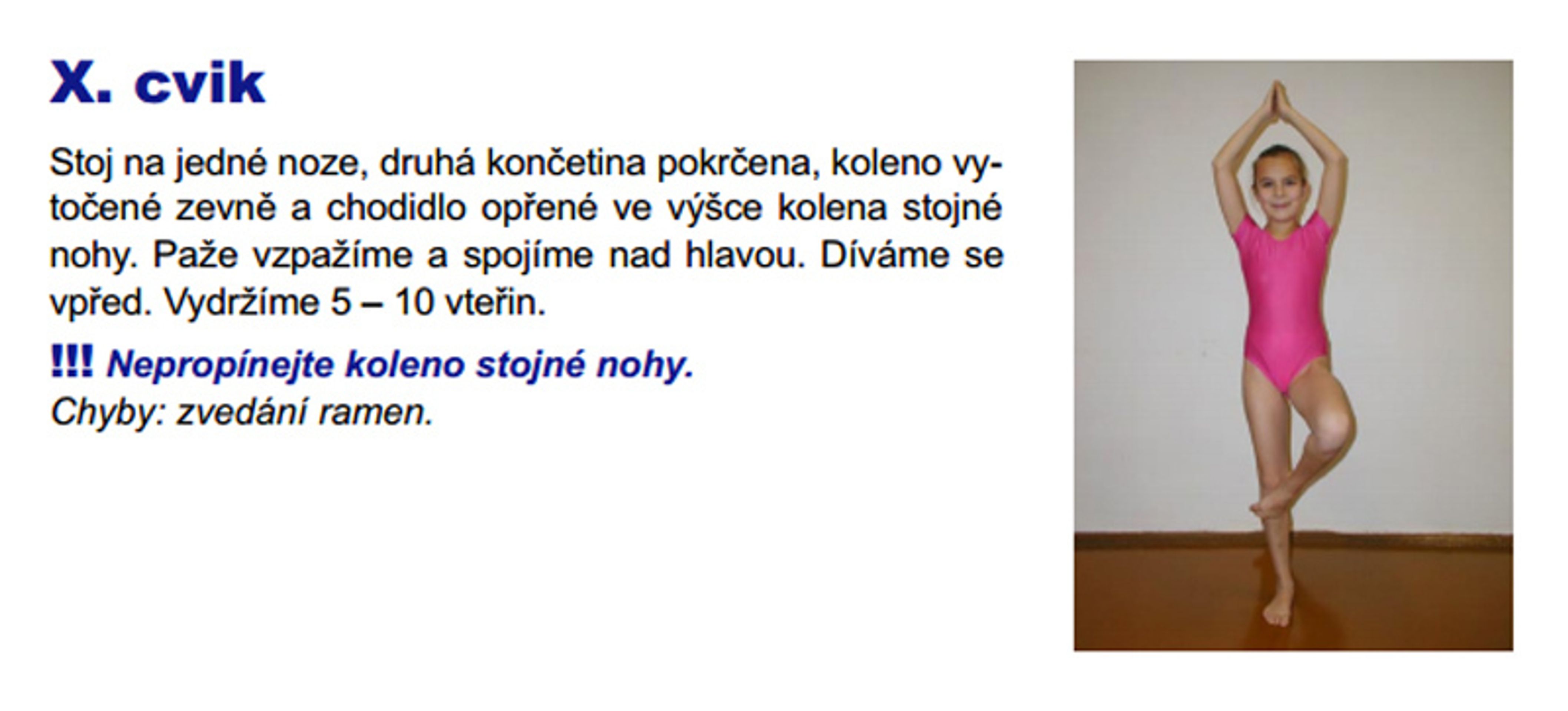 Cvičení pro děti - 2 - GALERIE: Cvičení pro děti (2/15)
