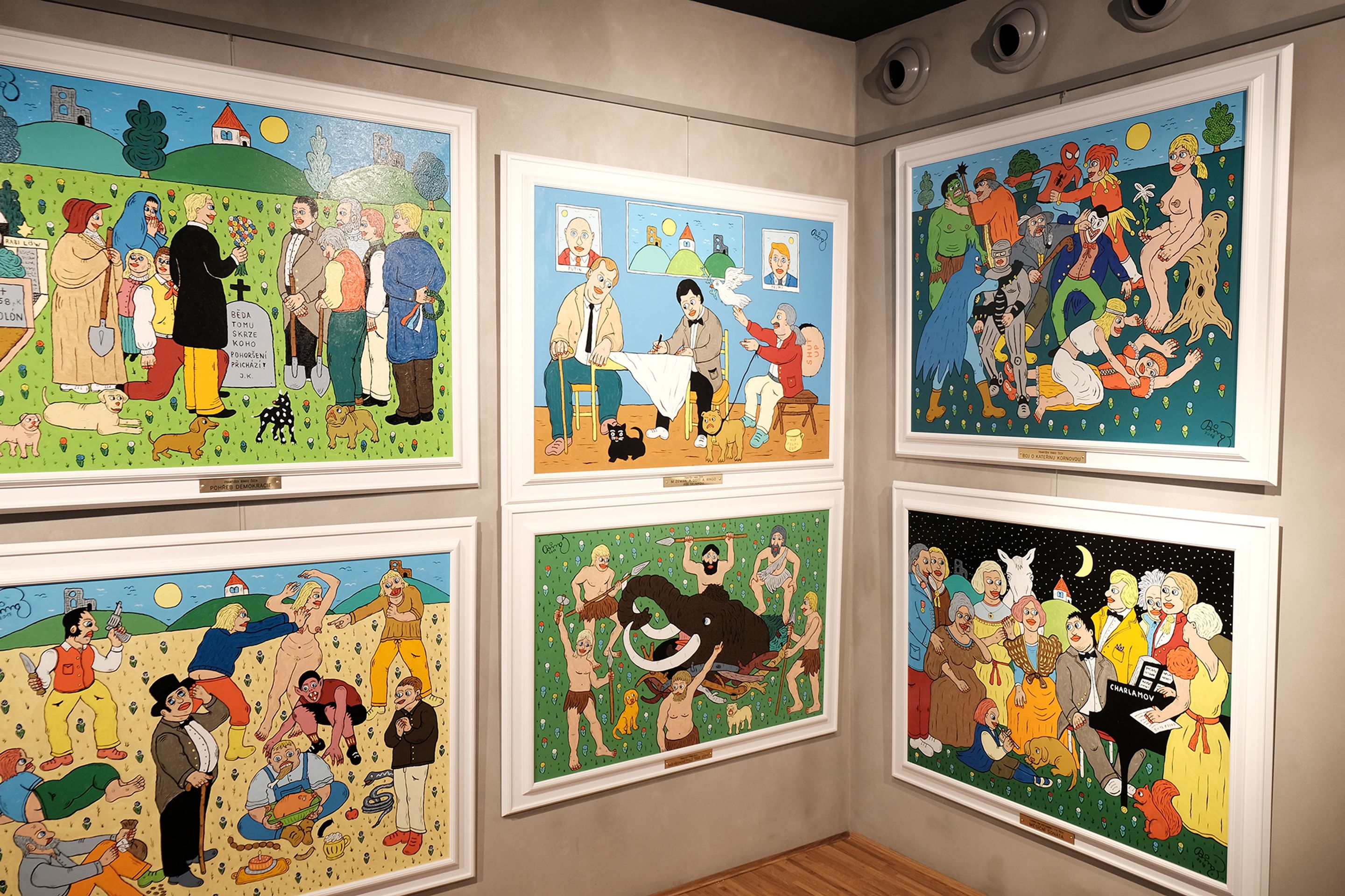 Vernisáž obrazů Františka Ringo Čecha - 6 - GALERIE: Vernisáž obrazů Františka Ringo Čecha (5/10)