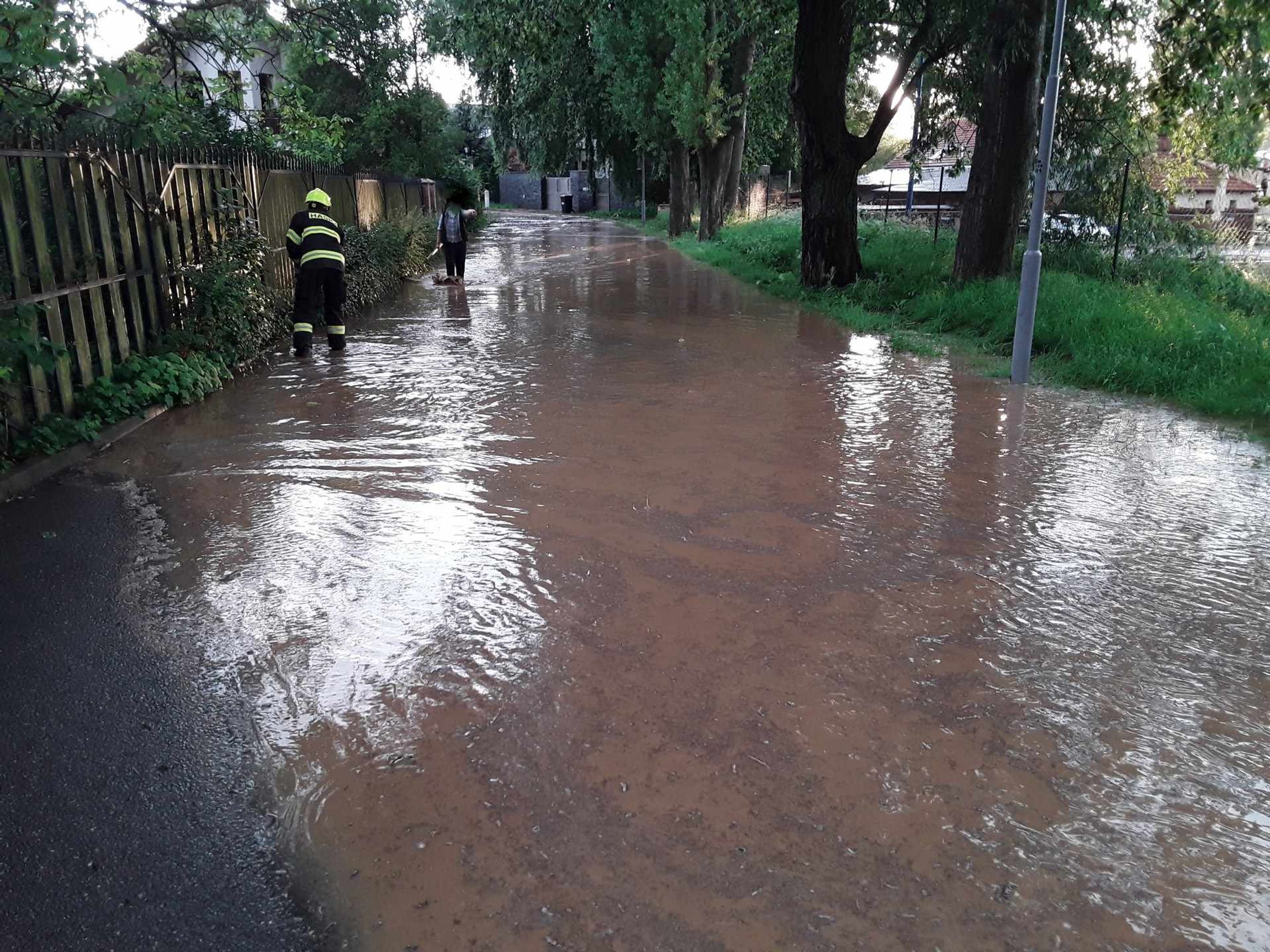 Jihomoravští hasiči odstraňovali následky čtvrtečních bouřek - Následky čtvrtečních bouřek (3/5)