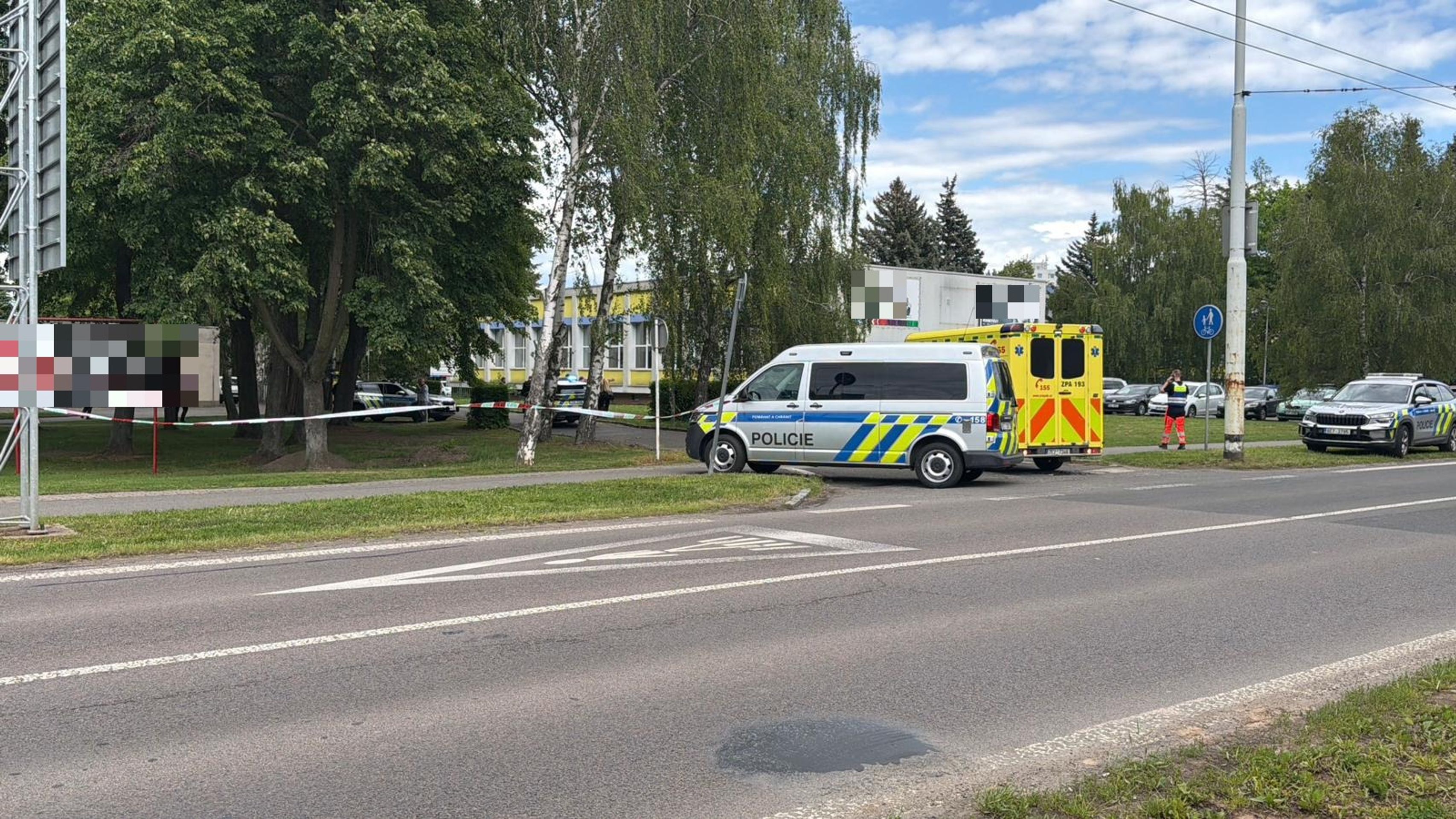 Policejní zásah na ulici Poděbradská v Pardubicích - Policejní zásah na ulici Poděbradská v Pardubicích (6/13)