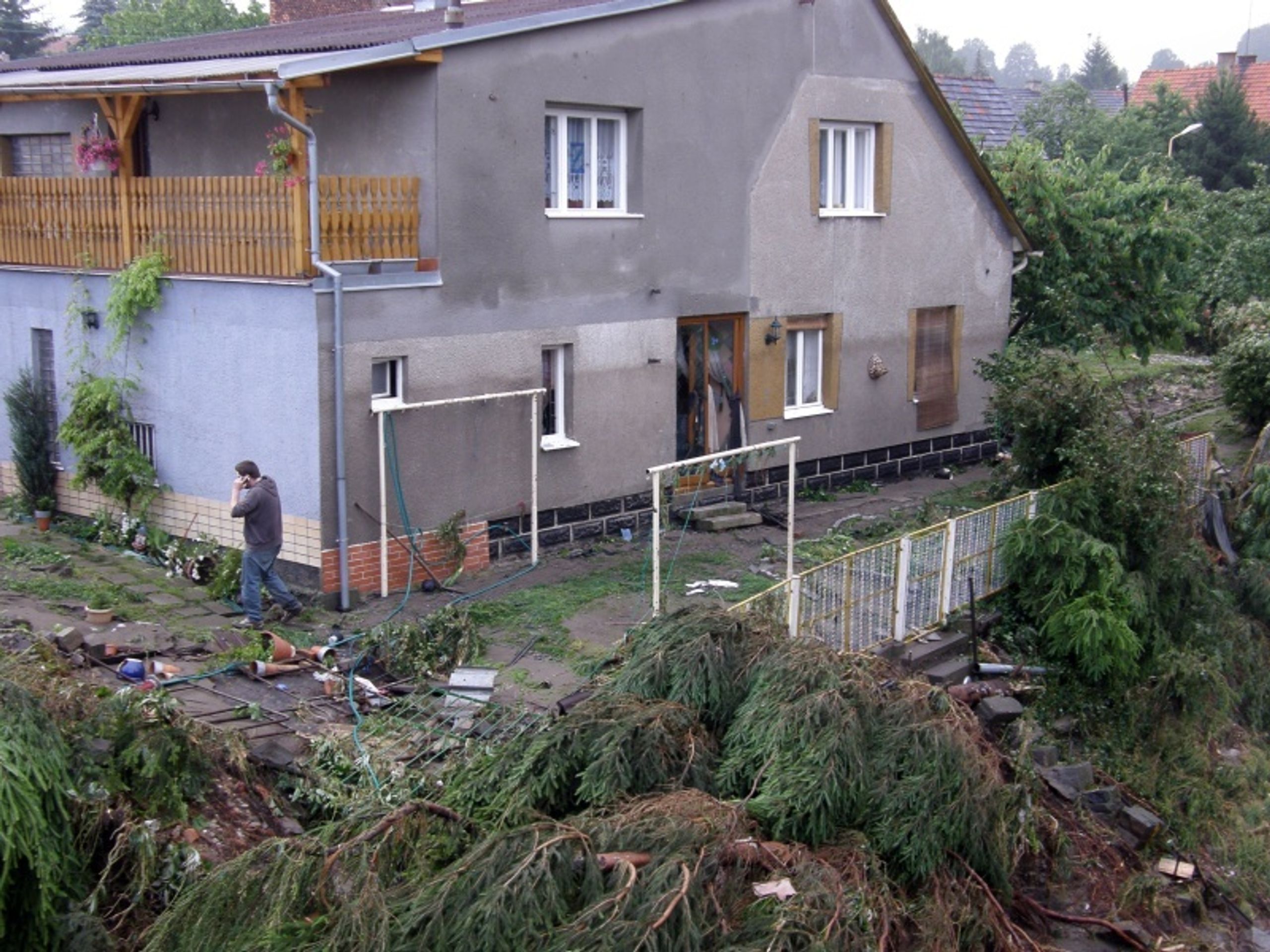 Povodeň - GALERIE: Povodně v Česku - Nový Jičín (3/4)