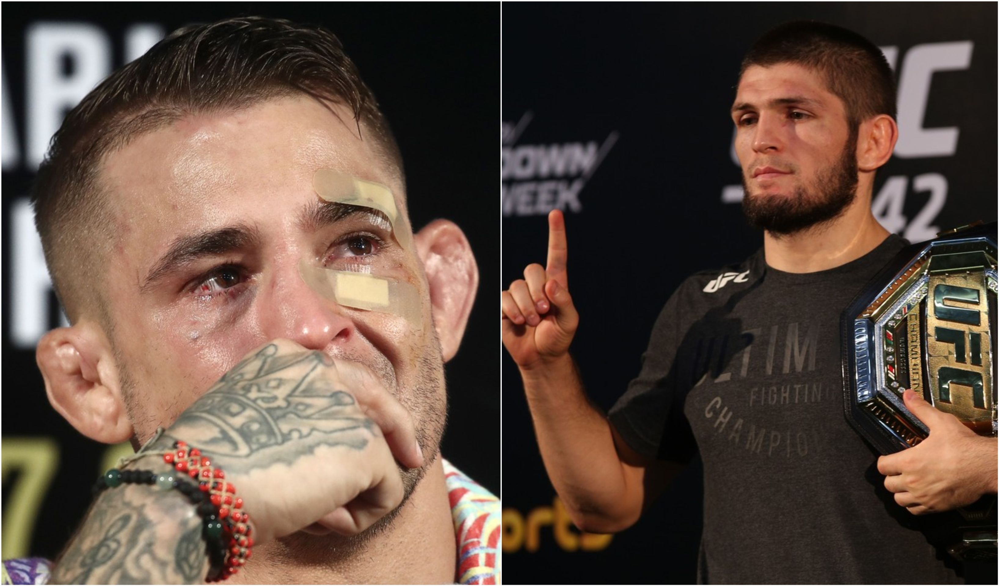 Chabib Nurmagomedov a Dustin Poirier - GALERIE: Chabib si po výhře nad Poirierem dopřál své oblíbené jídlo (4/5)