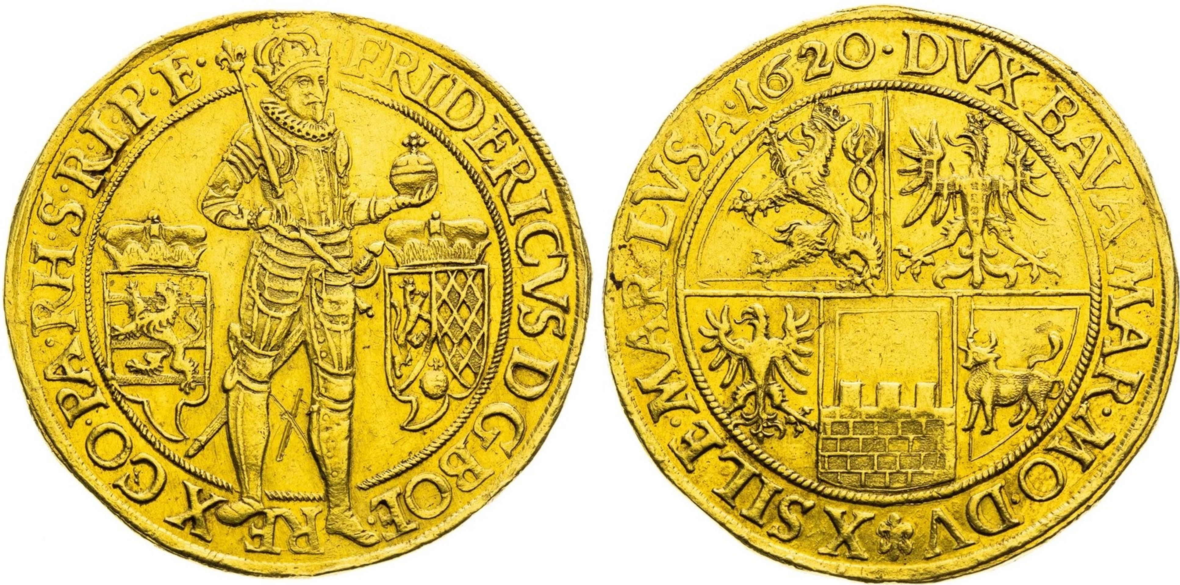 Desetidukát Fridrich Falcký 1620 - Aukce Macho & Chlapovič jaro 2024 (4/8)