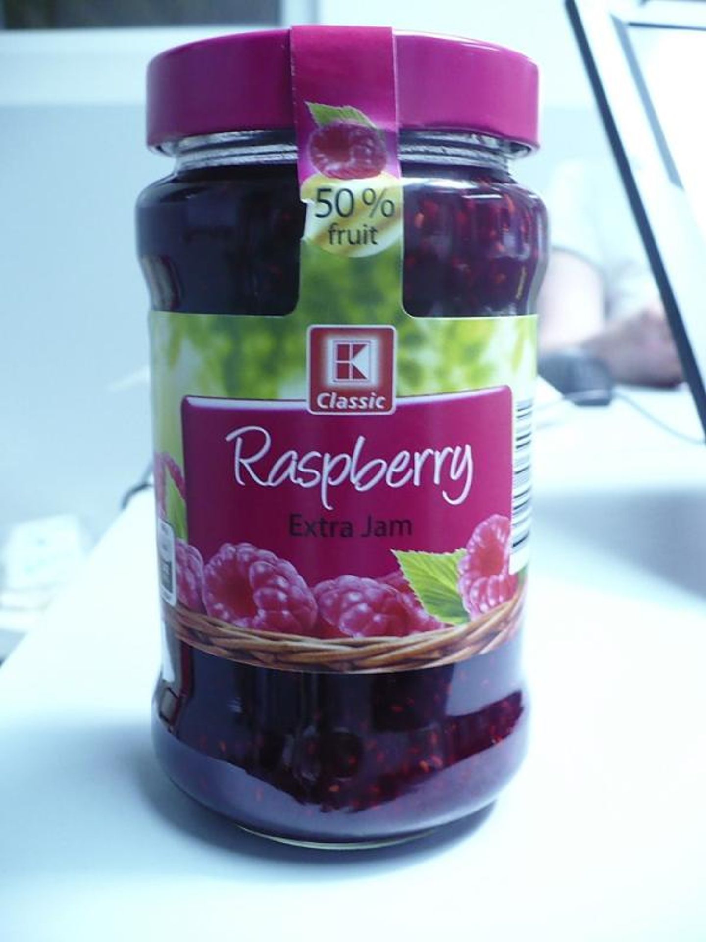 Falšovaný malinový džem - Kaufland - GALERIE: Jablky nastavený malinový džem z Kauflandu (3/3)