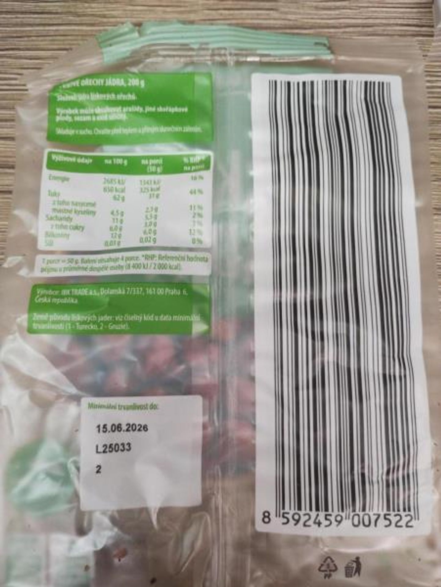 naturalia LÍSKOVÁ JÁDRA 200g - Závadný med, sušenky a oříšky (8/14)
